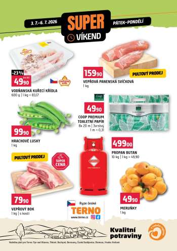 Leták coop TERNO - 3.7.2026 - 6.7.2026.