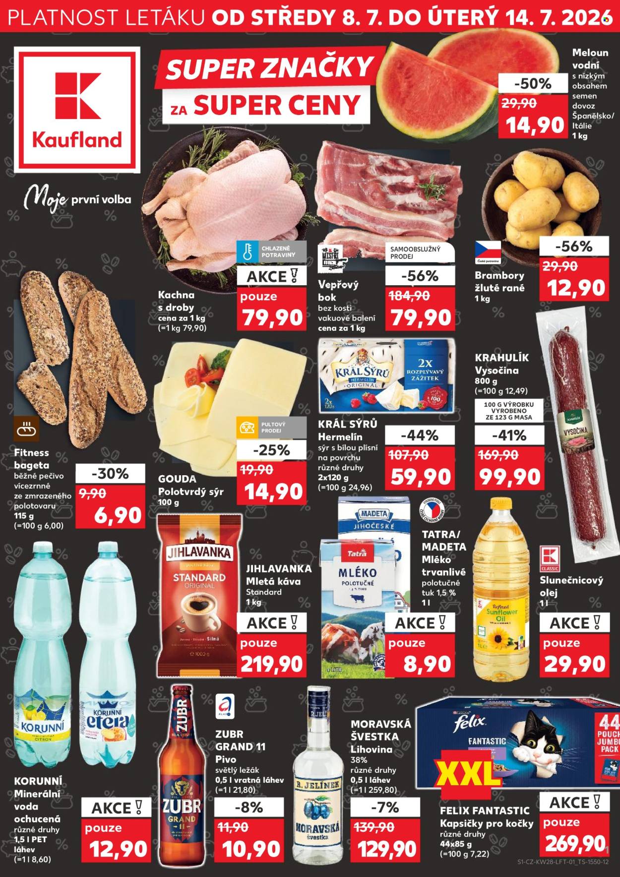 Leták Kaufland - 8.7.2026 - 14.7.2026. Strana 1
