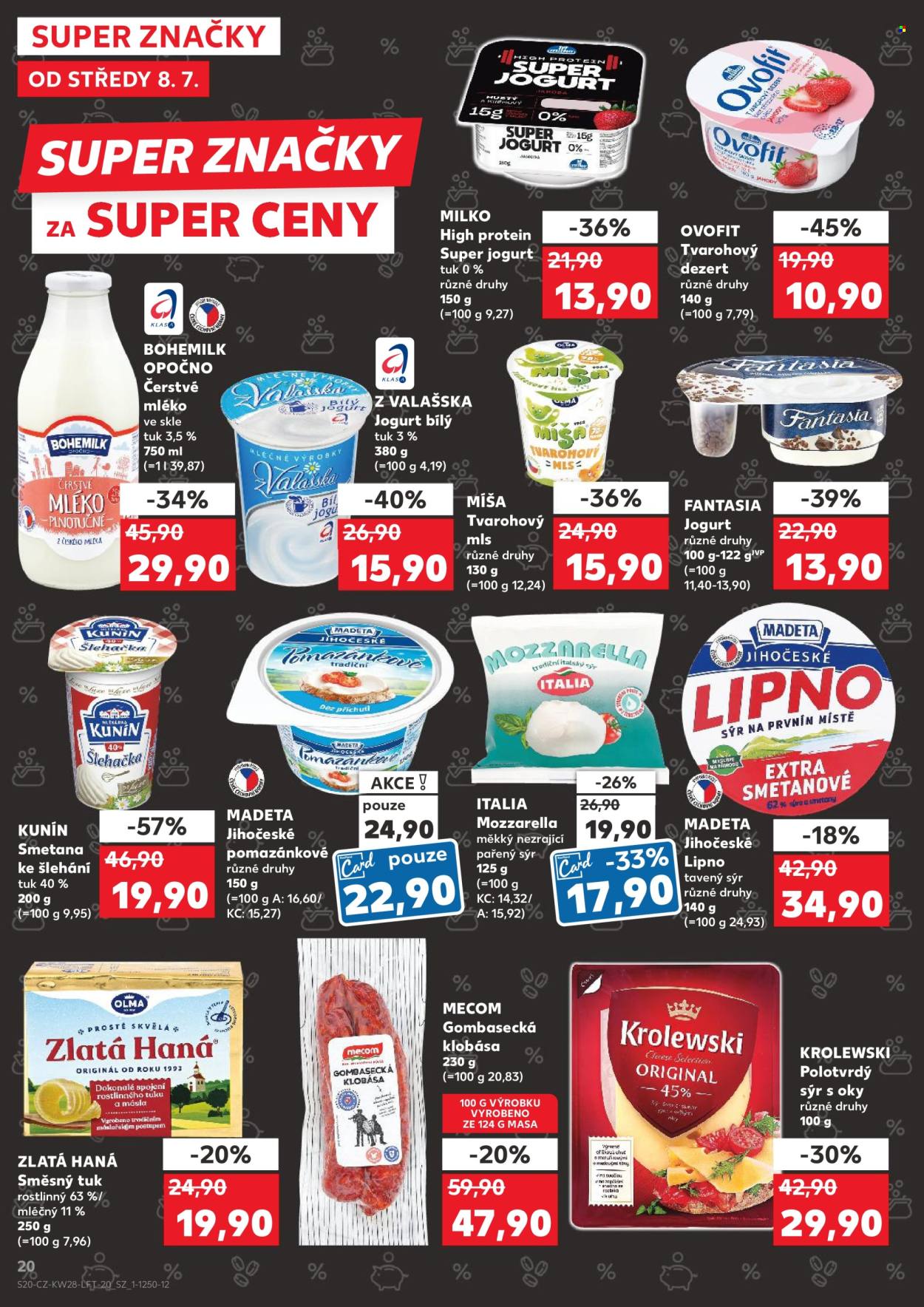 Leták Kaufland - 8.7.2026 - 14.7.2026. Strana 20