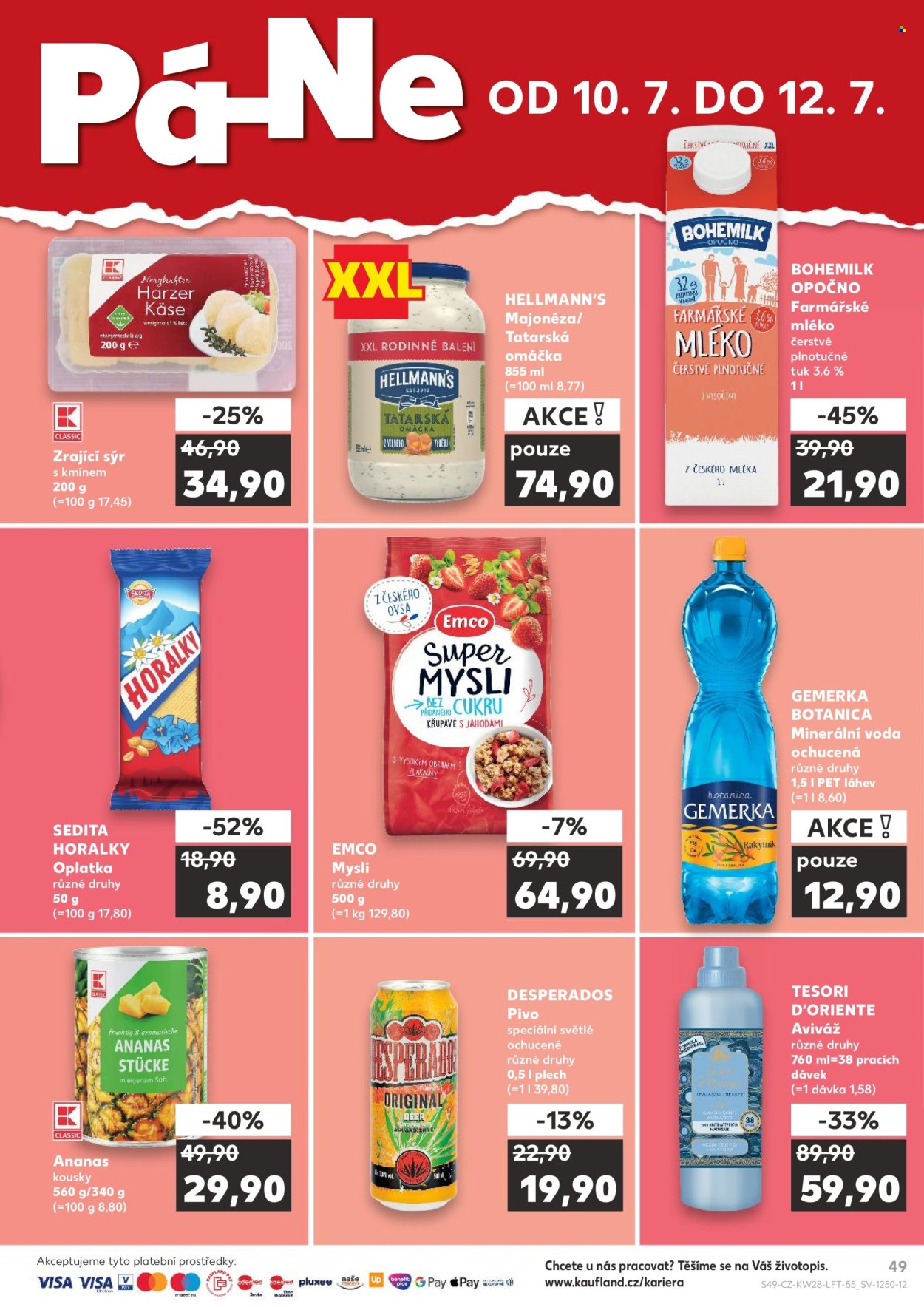 Leták Kaufland - 8.7.2026 - 14.7.2026. Strana 49