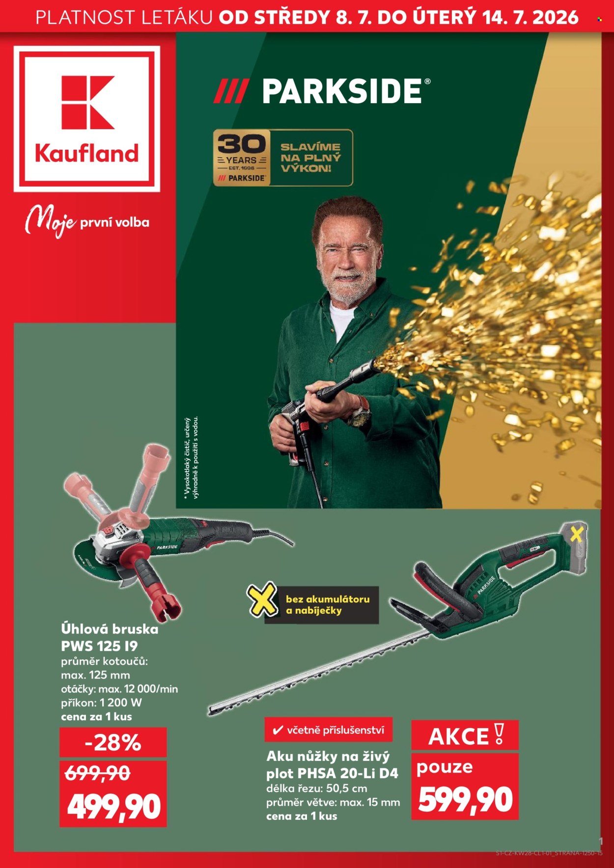 Leták Kaufland - 8.7.2026 - 14.7.2026. Strana 1