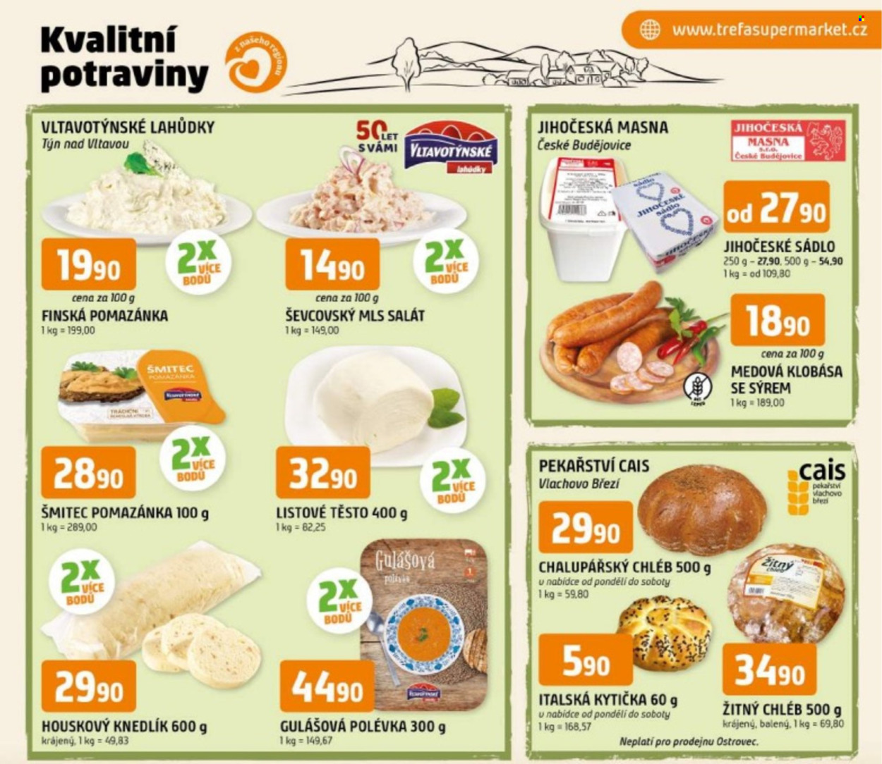 Leták TREFA coop - 8.7.2026 - 14.7.2026. Strana 1