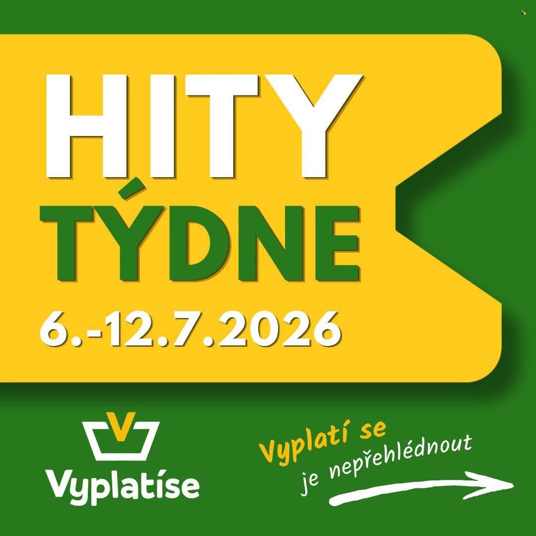 Leták Vyplatíse - 6.7.2026 - 12.7.2026. Strana 1
