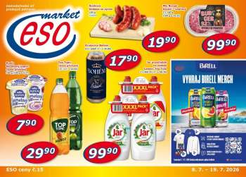 Leták ESO MARKET - 8.7.2026 - 19.7.2026.