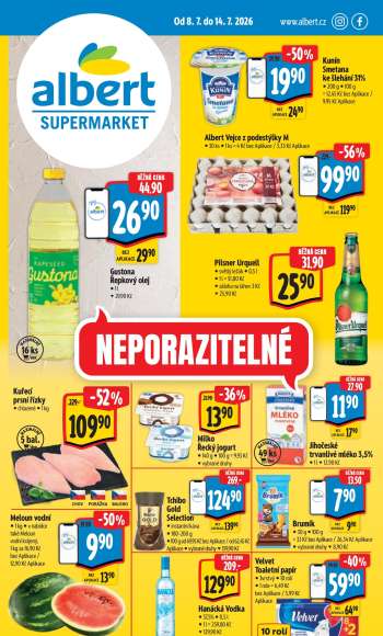 Leták Albert Supermarket - 8.7.2026 - 14.7.2026.