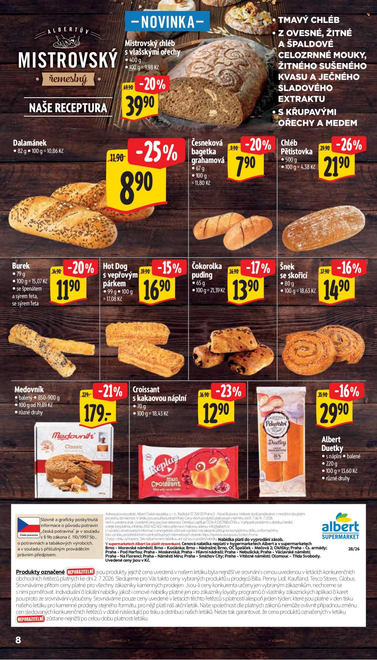 Leták Albert Supermarket - 8.7.2026 - 14.7.2026. Strana 18