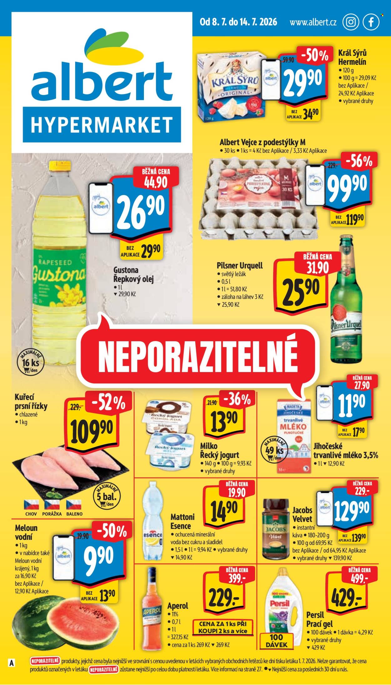 Leták Albert Hypermarket - 8.7.2026 - 14.7.2026. Strana 1