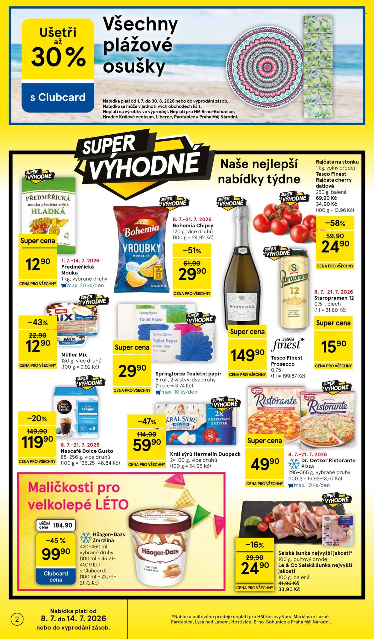 Leták TESCO - 8.7.2026 - 14.7.2026. Strana 2