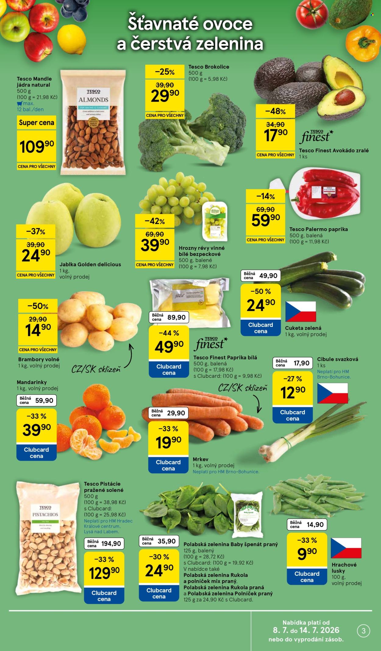 Leták TESCO - 8.7.2026 - 14.7.2026. Strana 3