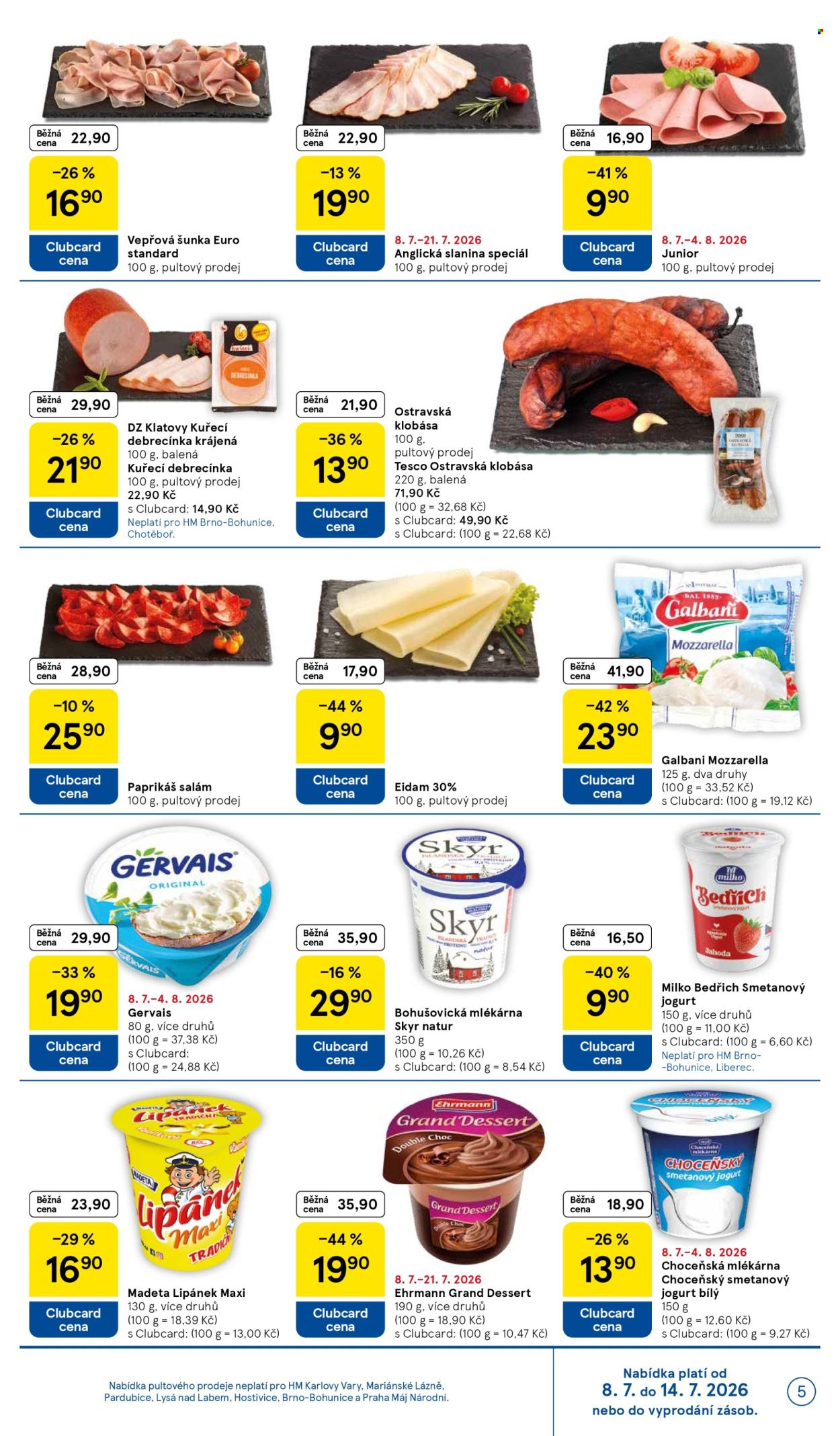 Leták TESCO - 8.7.2026 - 14.7.2026. Strana 5