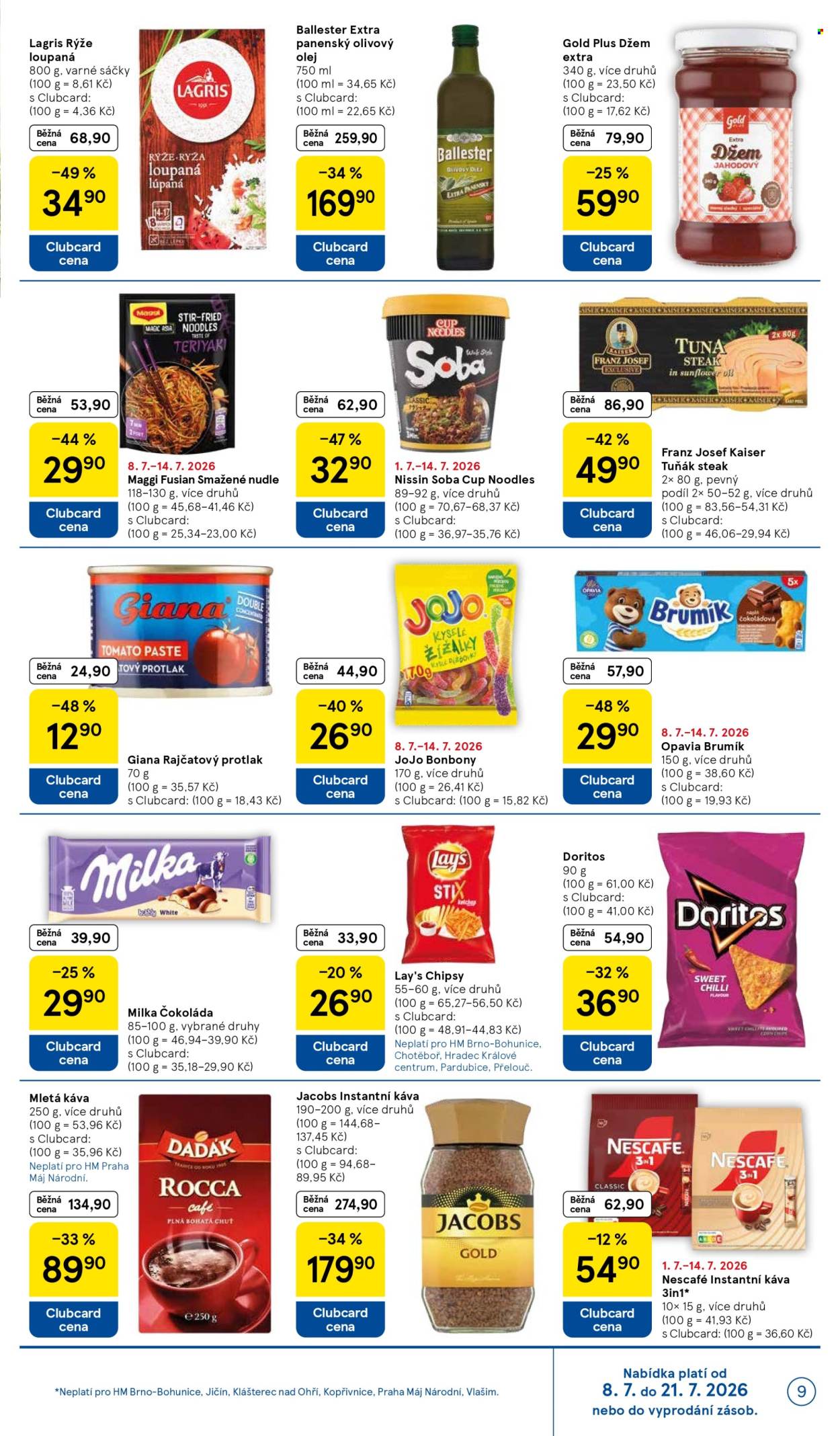 Leták TESCO - 8.7.2026 - 14.7.2026. Strana 9