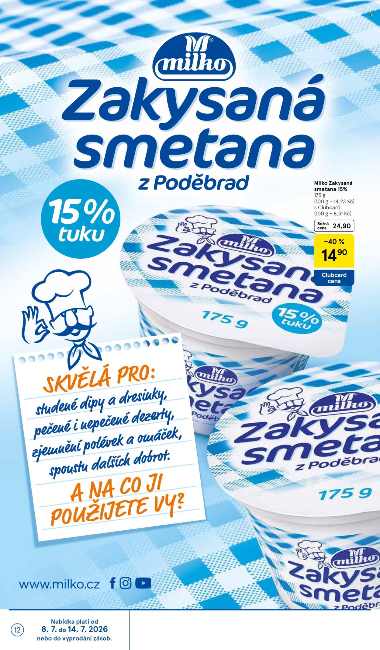 Leták TESCO - 8.7.2026 - 14.7.2026. Strana 12