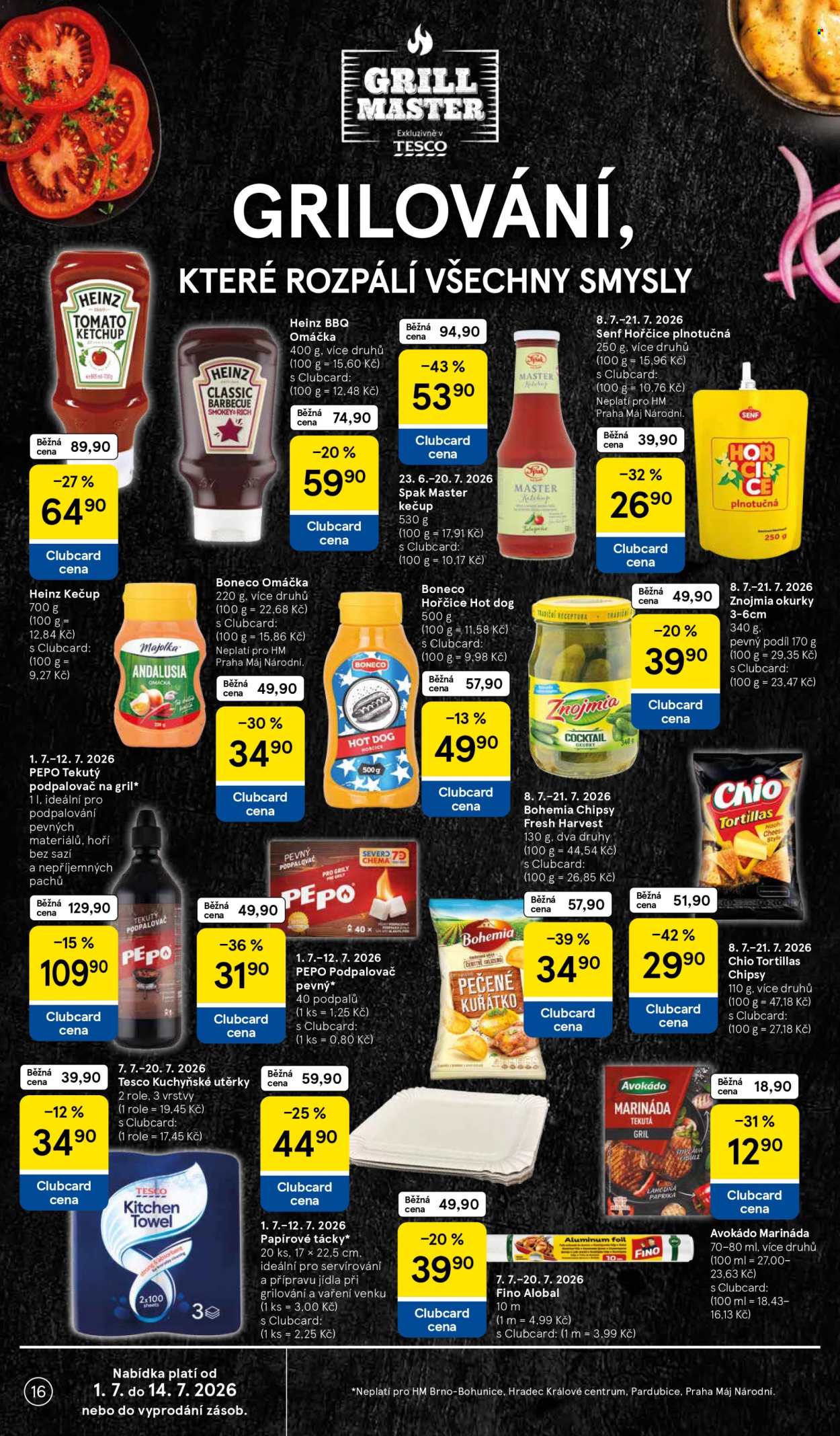 Leták TESCO - 8.7.2026 - 14.7.2026. Strana 16