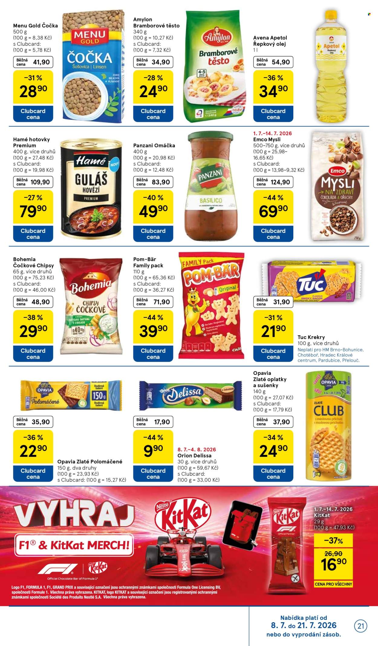Leták TESCO - 8.7.2026 - 14.7.2026. Strana 21