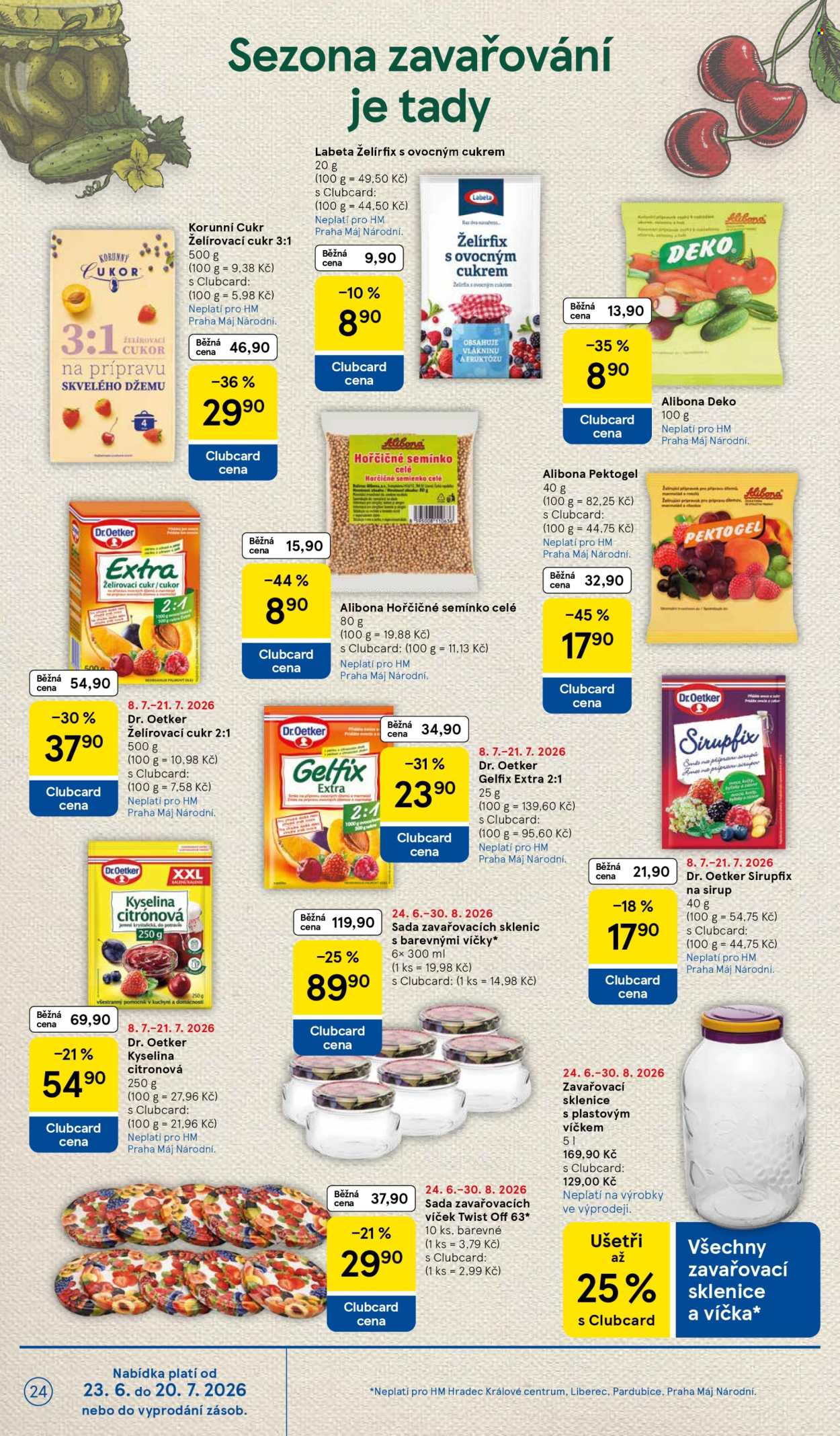 Leták TESCO - 8.7.2026 - 14.7.2026. Strana 24