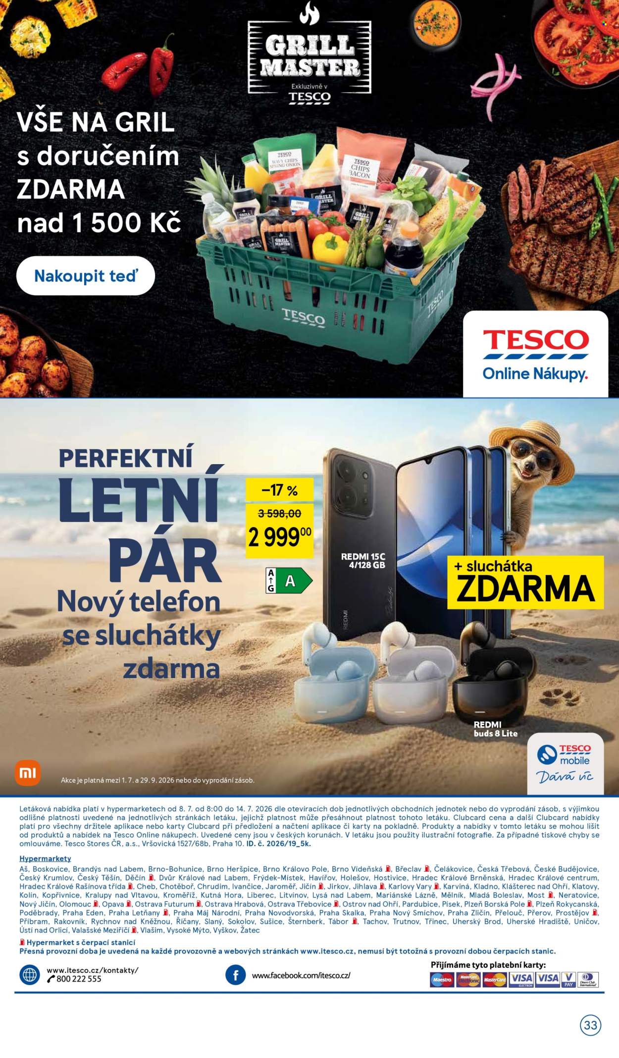 Leták TESCO - 8.7.2026 - 14.7.2026. Strana 33