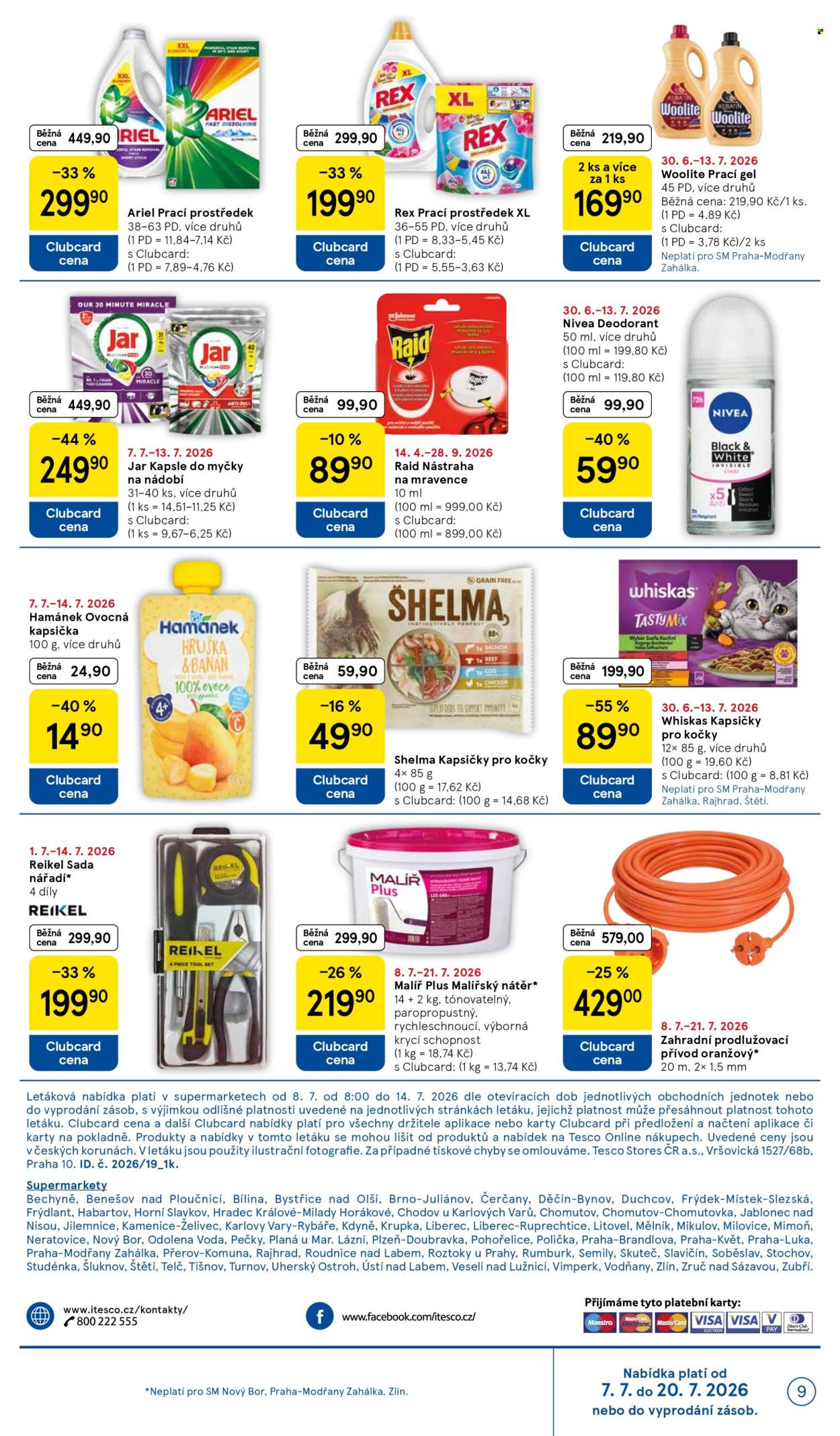 Leták TESCO supermarket - 8.7.2026 - 14.7.2026. Strana 9
