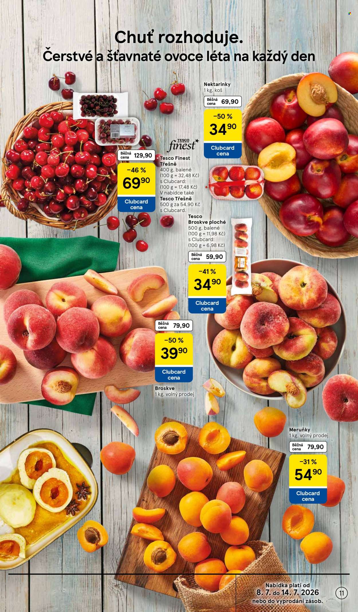 Leták TESCO supermarket - 8.7.2026 - 14.7.2026. Strana 11