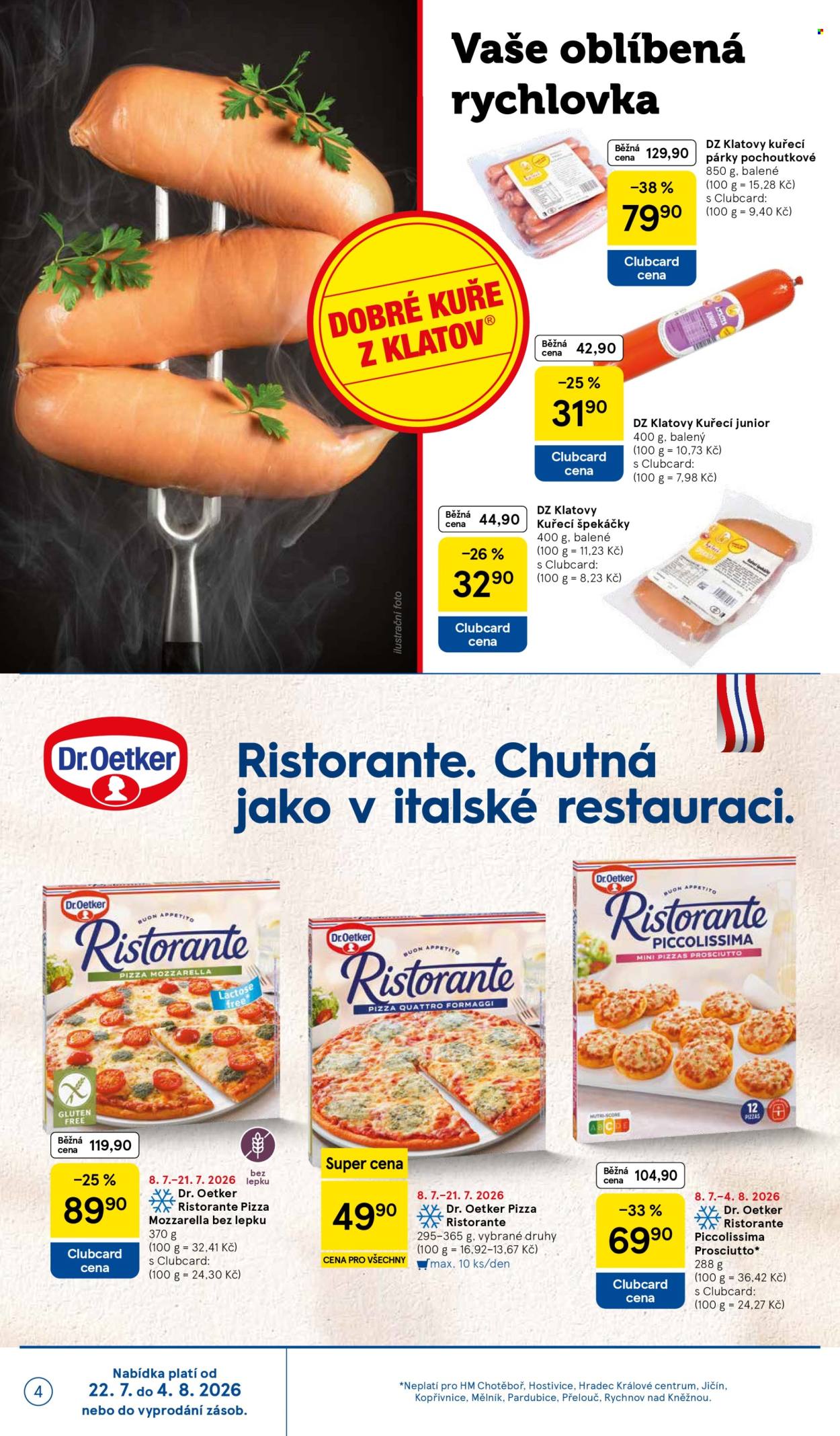 Leták TESCO hypermarket - 8.7.2026 - 4.8.2026. Strana 4
