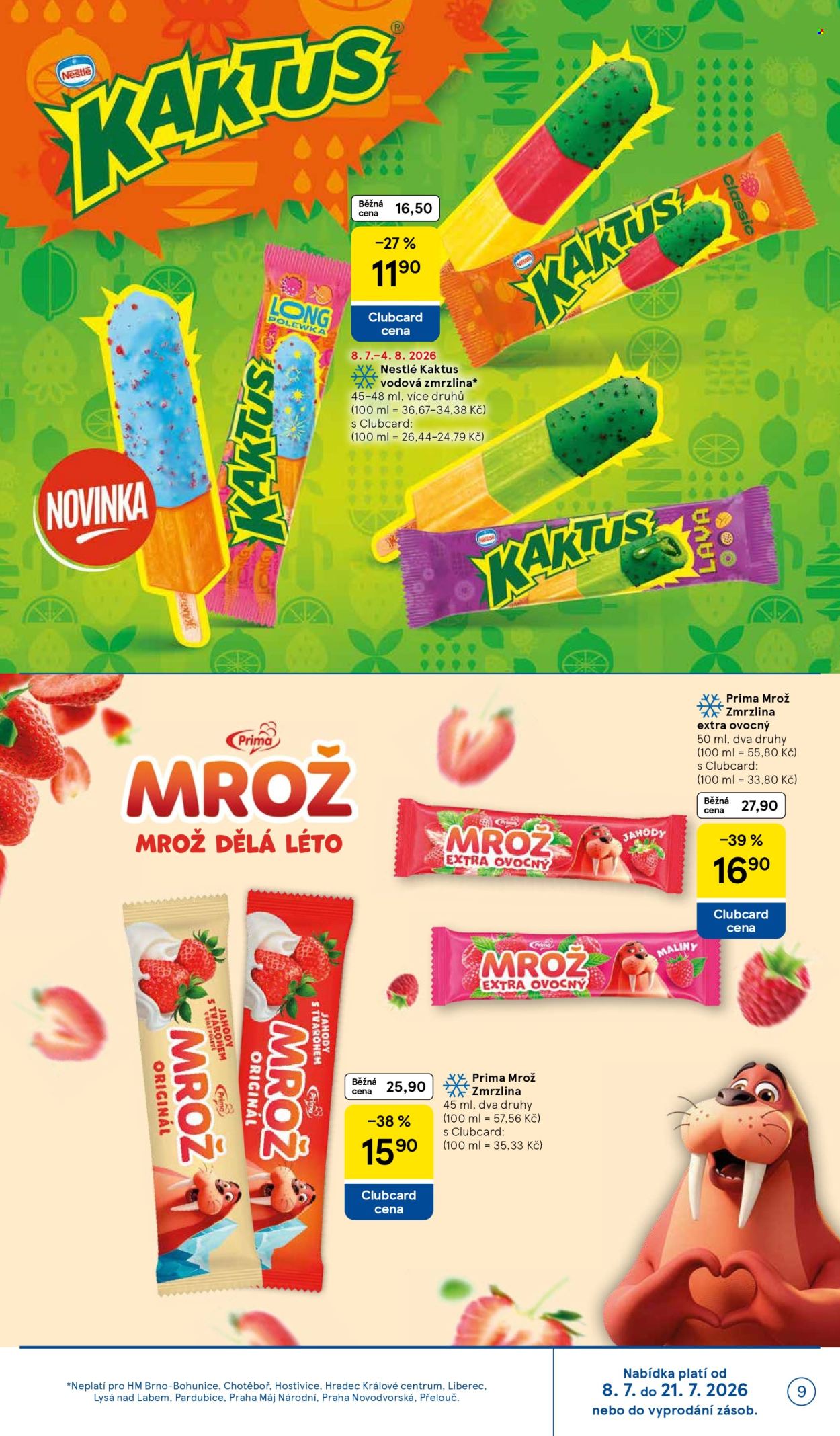Leták TESCO hypermarket - 8.7.2026 - 4.8.2026. Strana 9