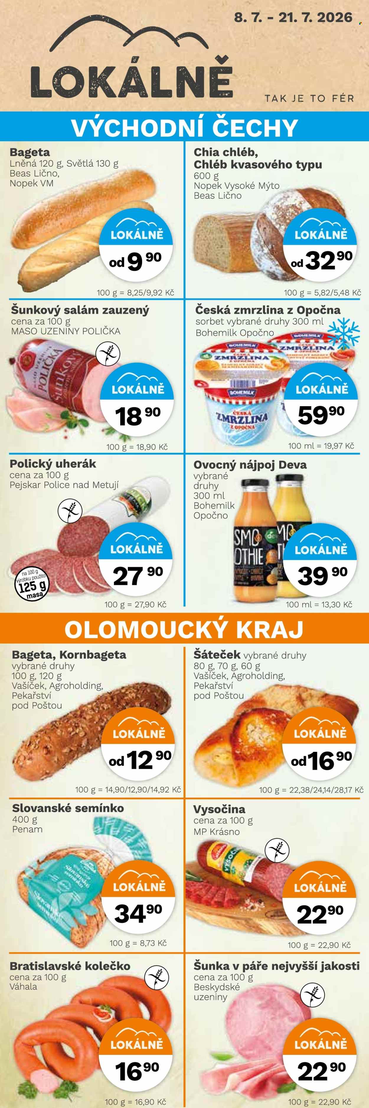 Leták Konzum - 8.7.2026 - 21.7.2026. Strana 2