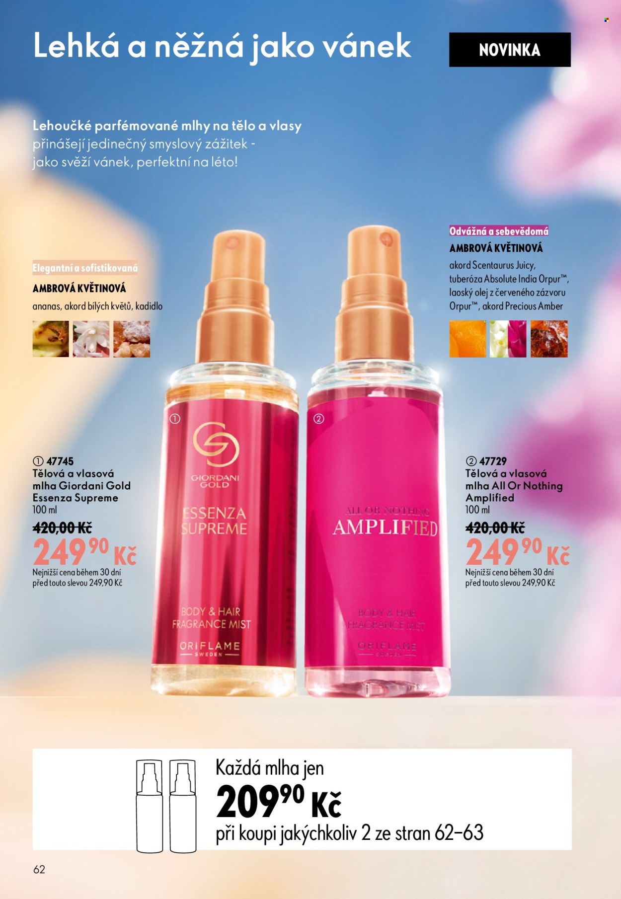 Leták ORIFLAME - 8.7.2026 - 28.7.2026. Strana 62