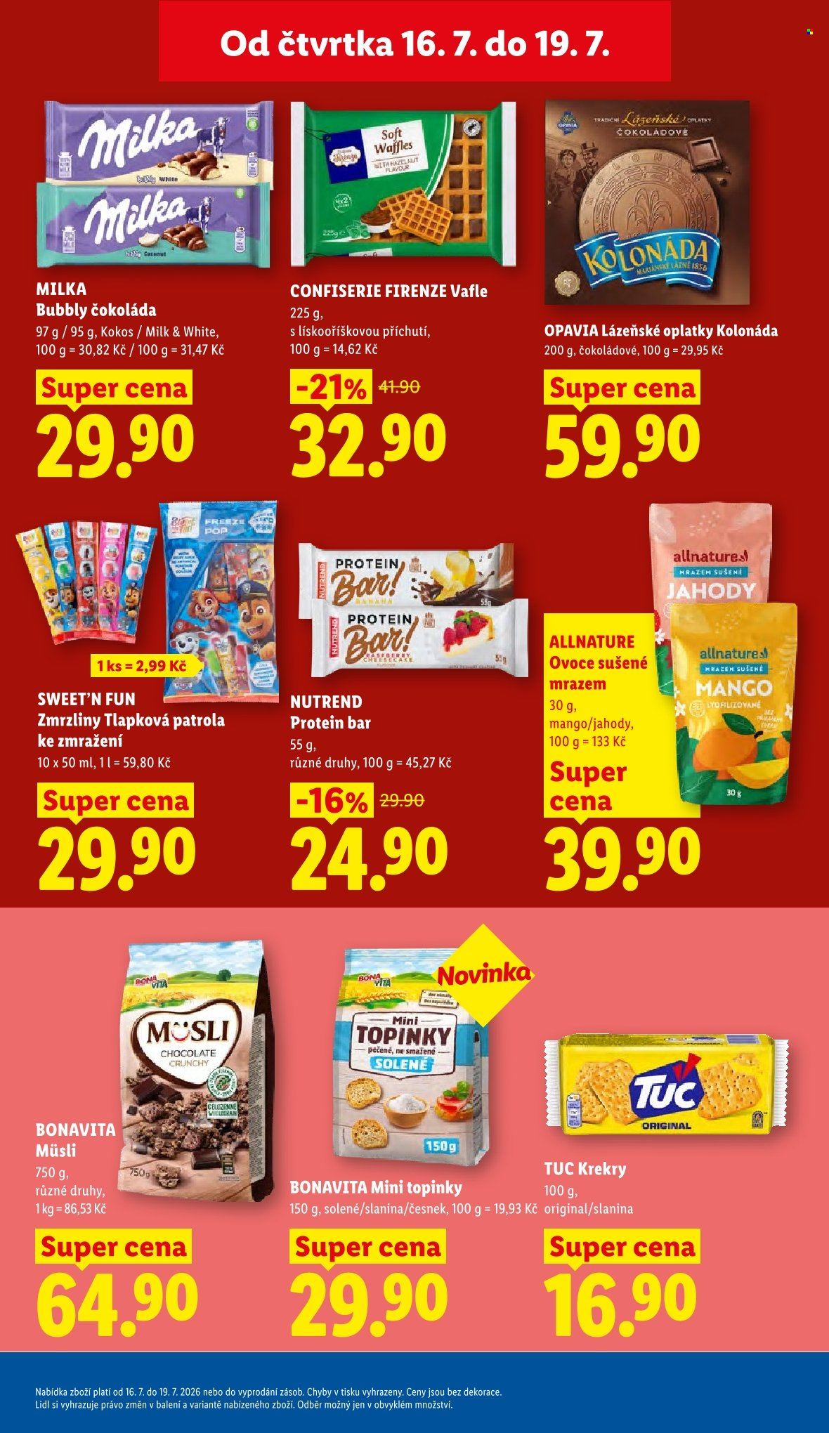 Leták Lidl - 16.7.2026 - 19.7.2026. Strana 25