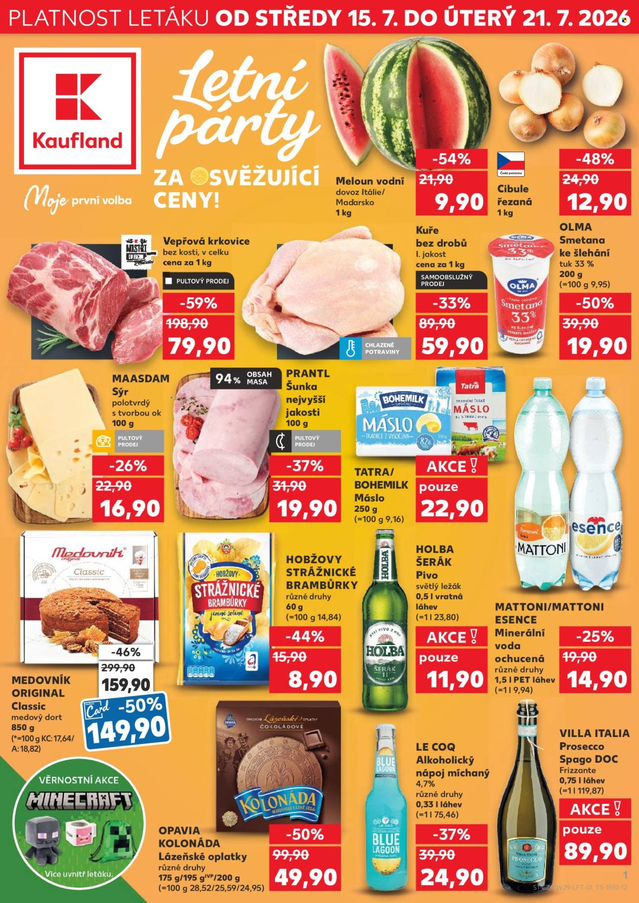 Leták Kaufland - 15.7.2026 - 21.7.2026. Strana 1