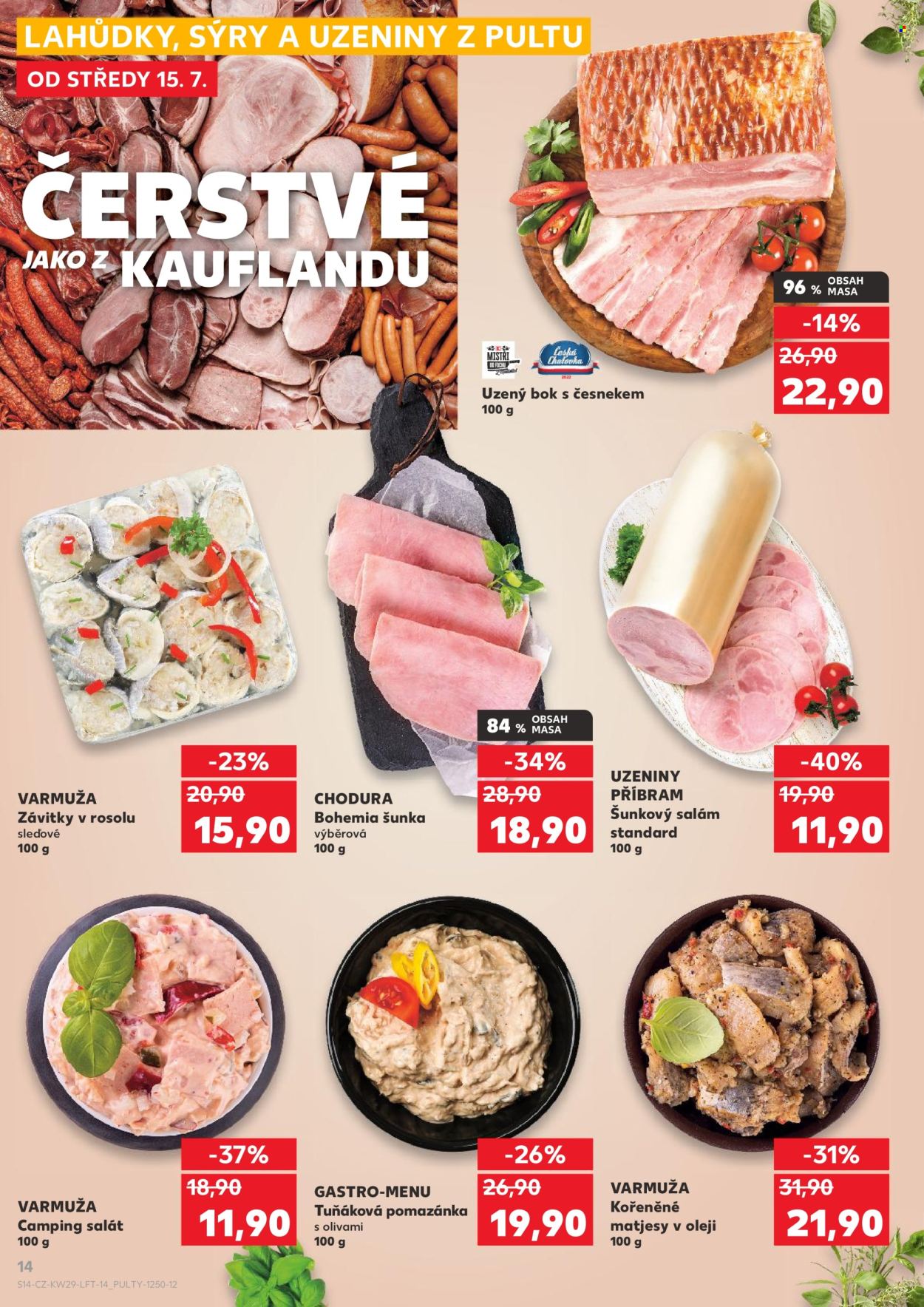 Leták Kaufland - 15.7.2026 - 21.7.2026. Strana 14