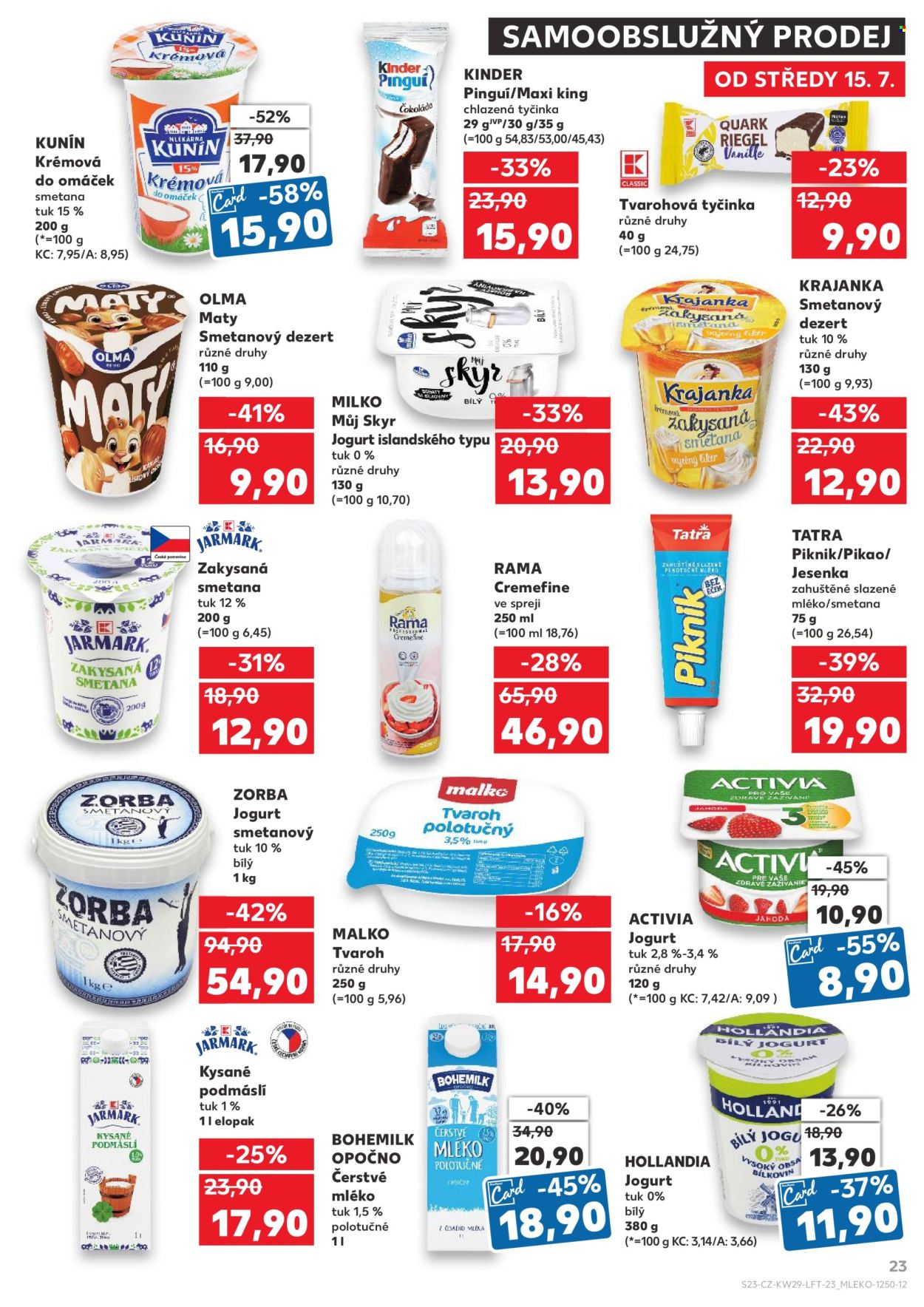 Leták Kaufland - 15.7.2026 - 21.7.2026. Strana 23