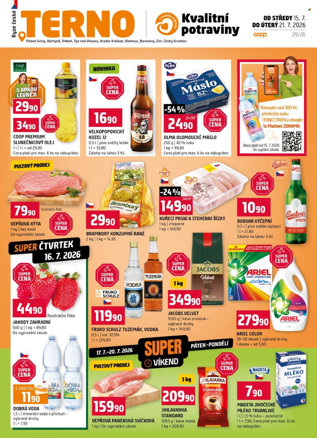 Leták coop TERNO - 15.7.2026 - 21.7.2026. Strana 1