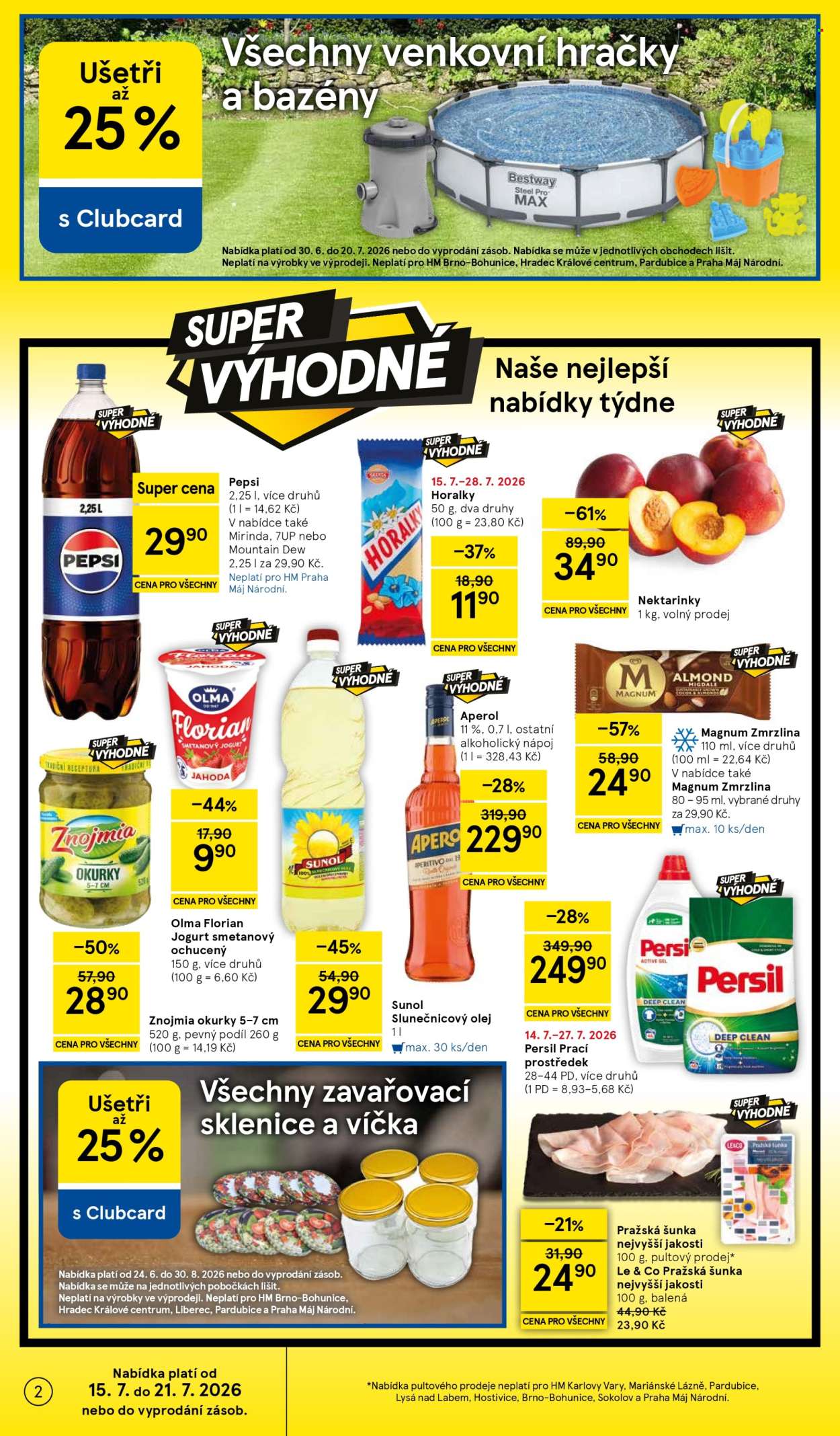 Leták TESCO - 15.7.2026 - 21.7.2026. Strana 2