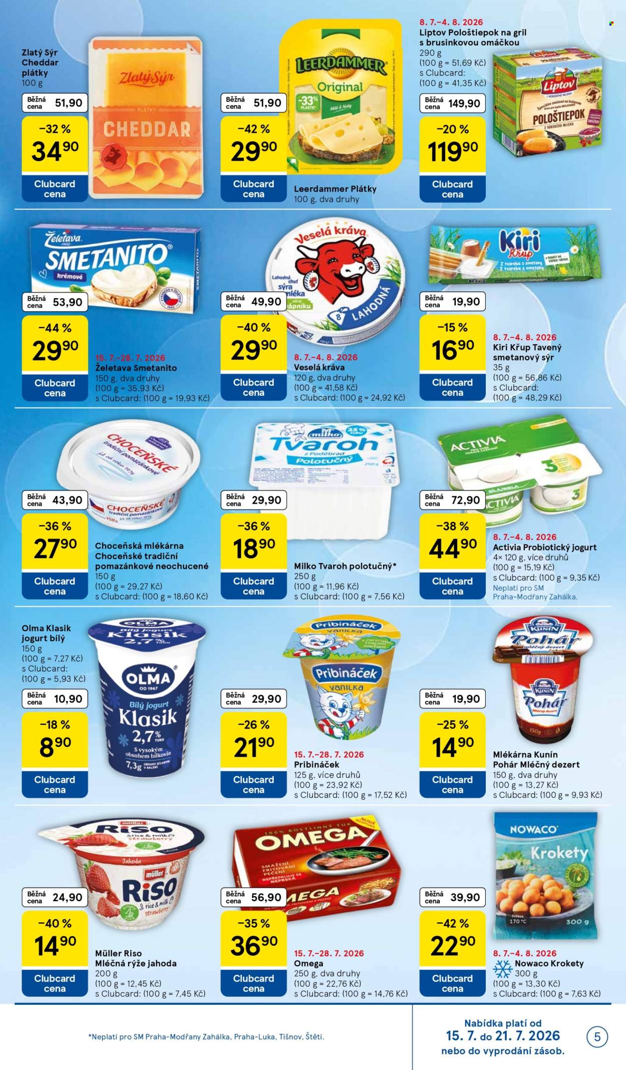 Leták TESCO supermarket - 15.7.2026 - 21.7.2026. Strana 5