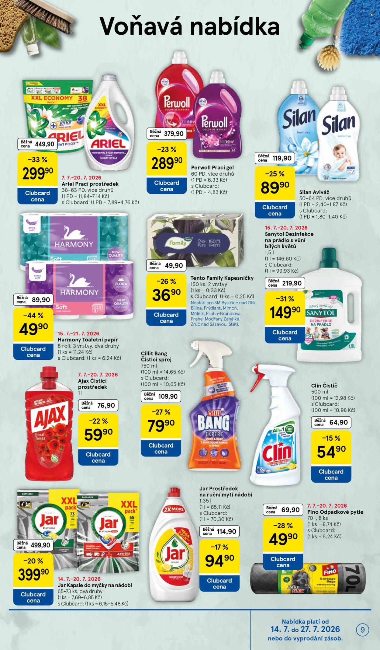 Leták TESCO supermarket - 15.7.2026 - 21.7.2026. Strana 9