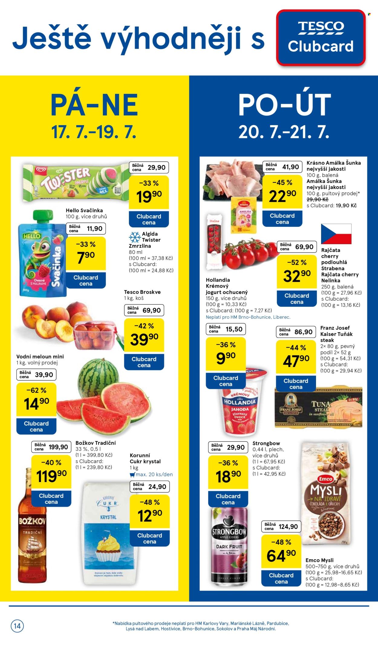 Leták TESCO - 15.7.2026 - 21.7.2026. Strana 14