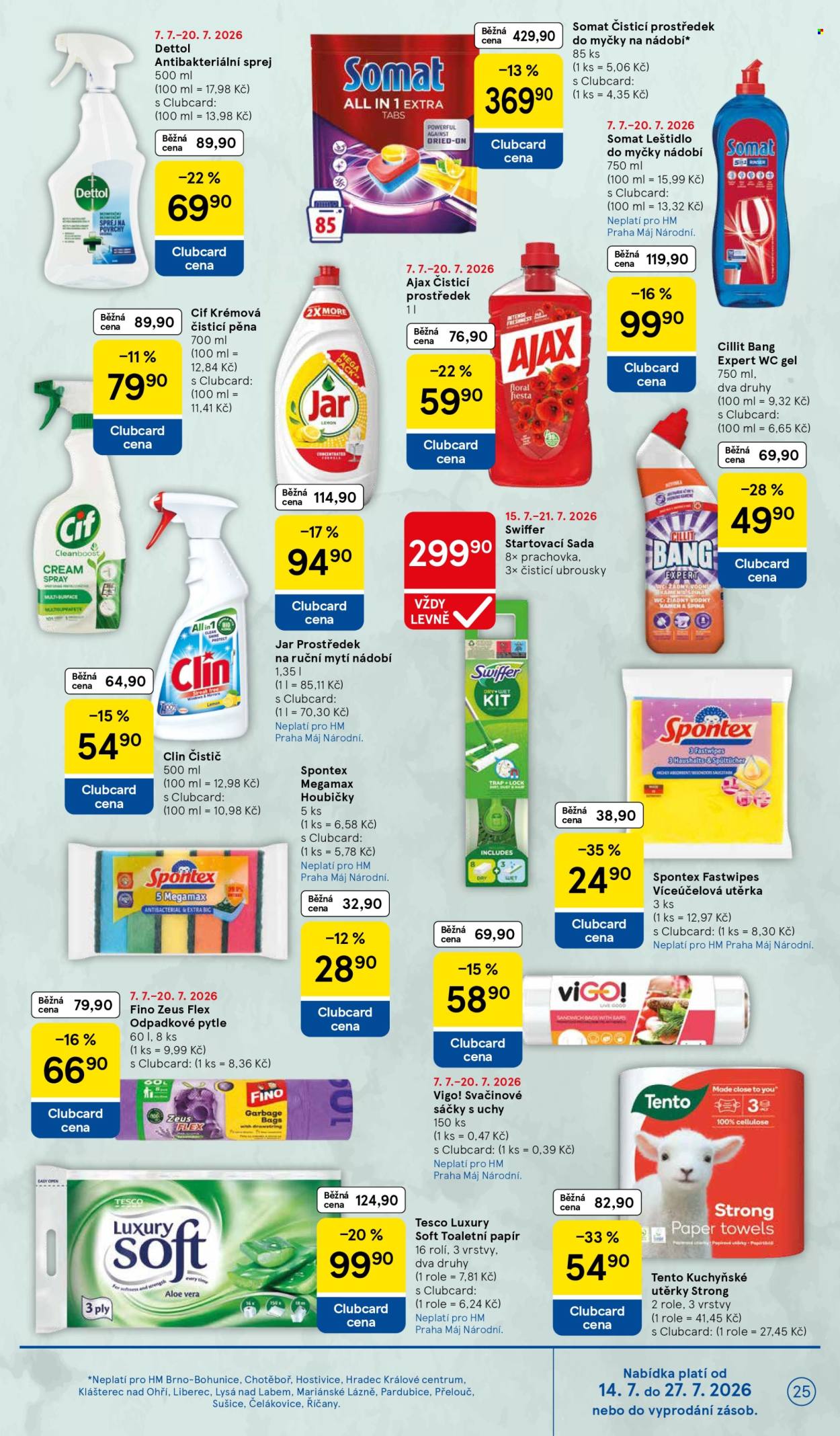 Leták TESCO - 15.7.2026 - 21.7.2026. Strana 25