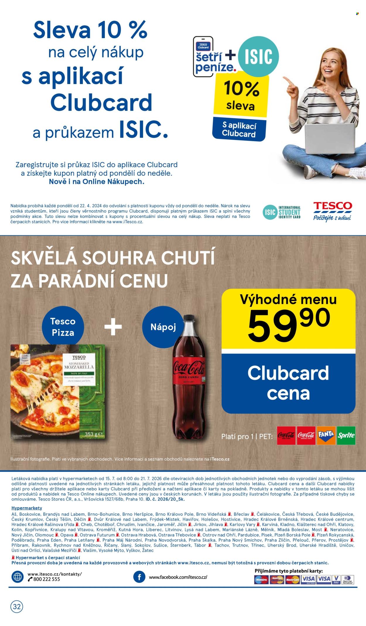 Leták TESCO - 15.7.2026 - 21.7.2026. Strana 32