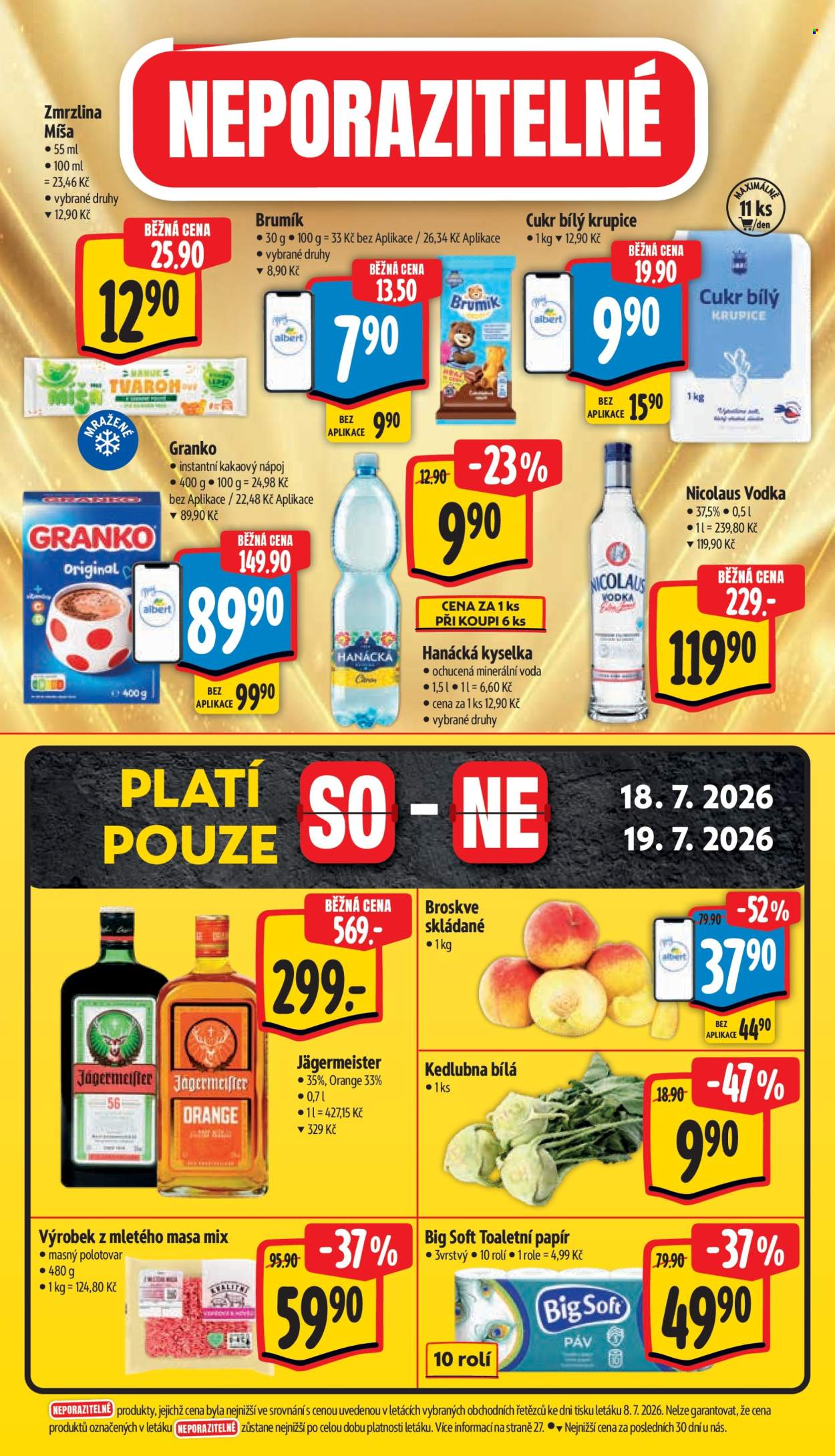 Leták Albert Hypermarket - 15.7.2026 - 21.7.2026. Strana 8