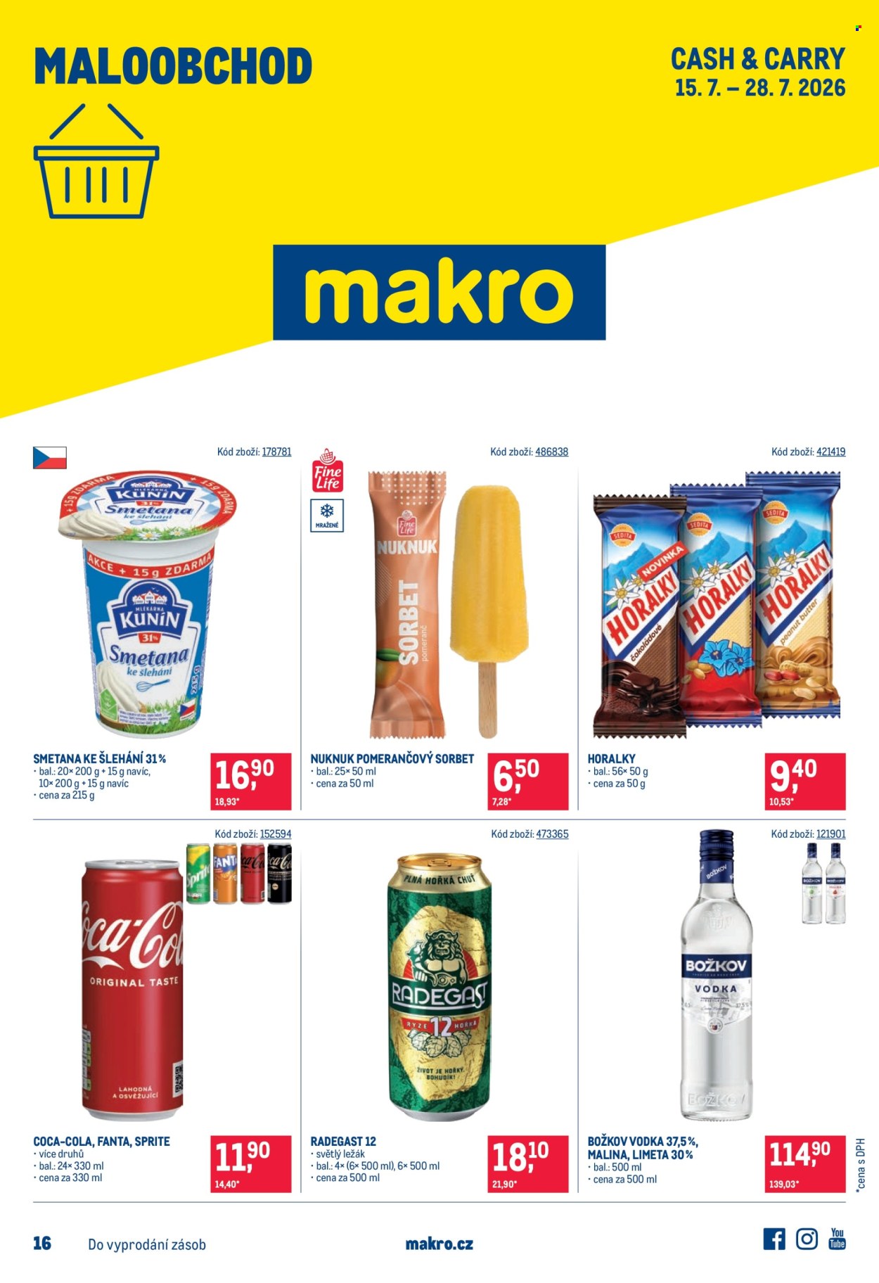 Leták MAKRO - 15.7.2026 - 28.7.2026. Strana 1