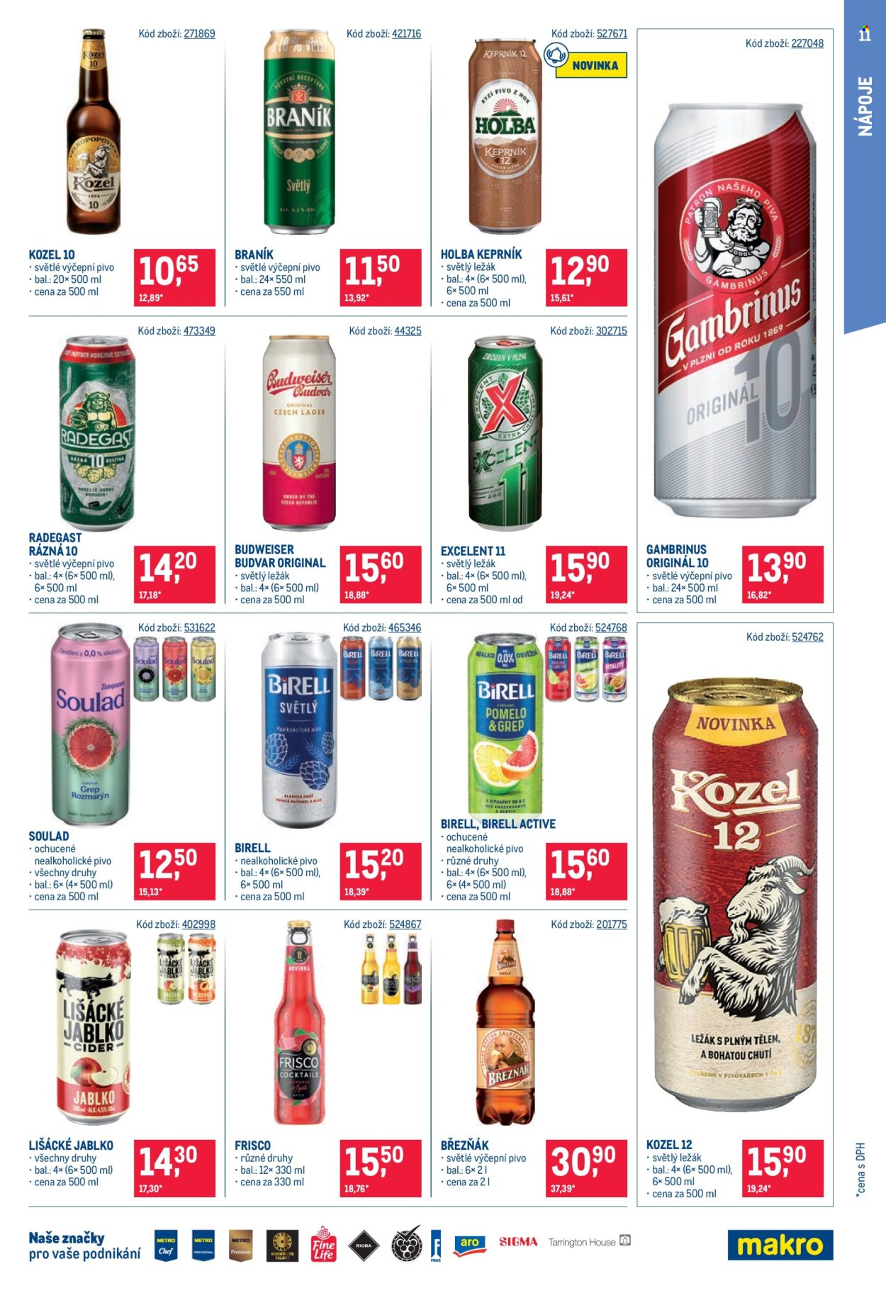 Leták MAKRO - 15.7.2026 - 28.7.2026. Strana 11