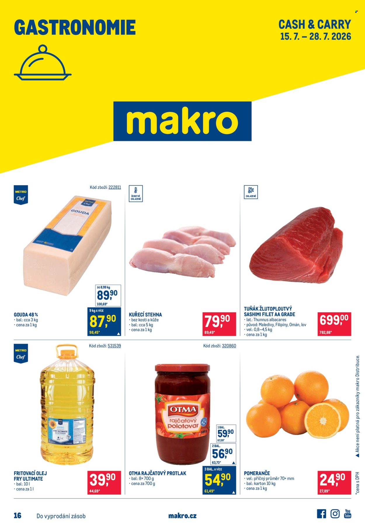 Leták MAKRO - 15.7.2026 - 28.7.2026. Strana 1