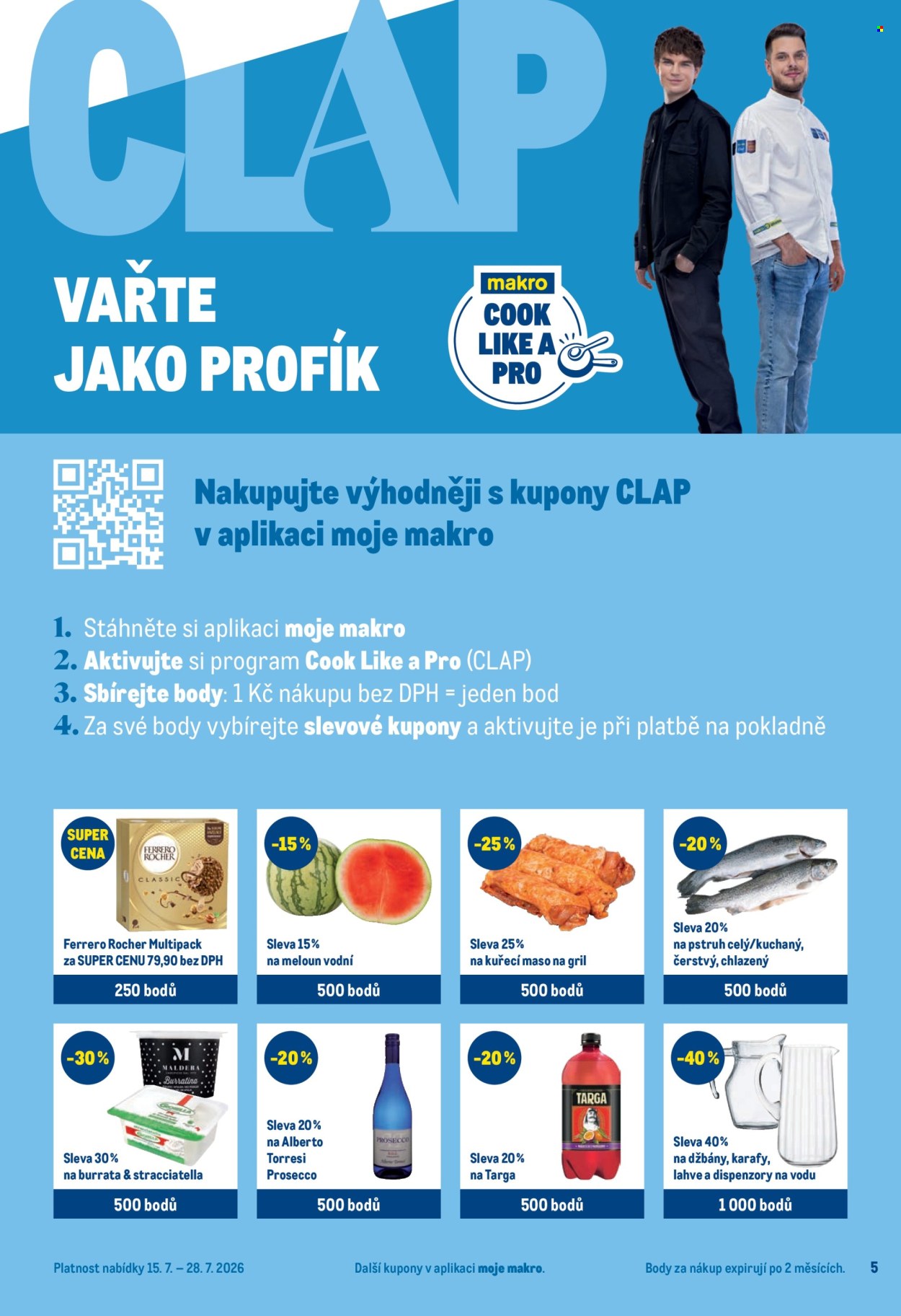Leták MAKRO - 15.7.2026 - 28.7.2026. Strana 5