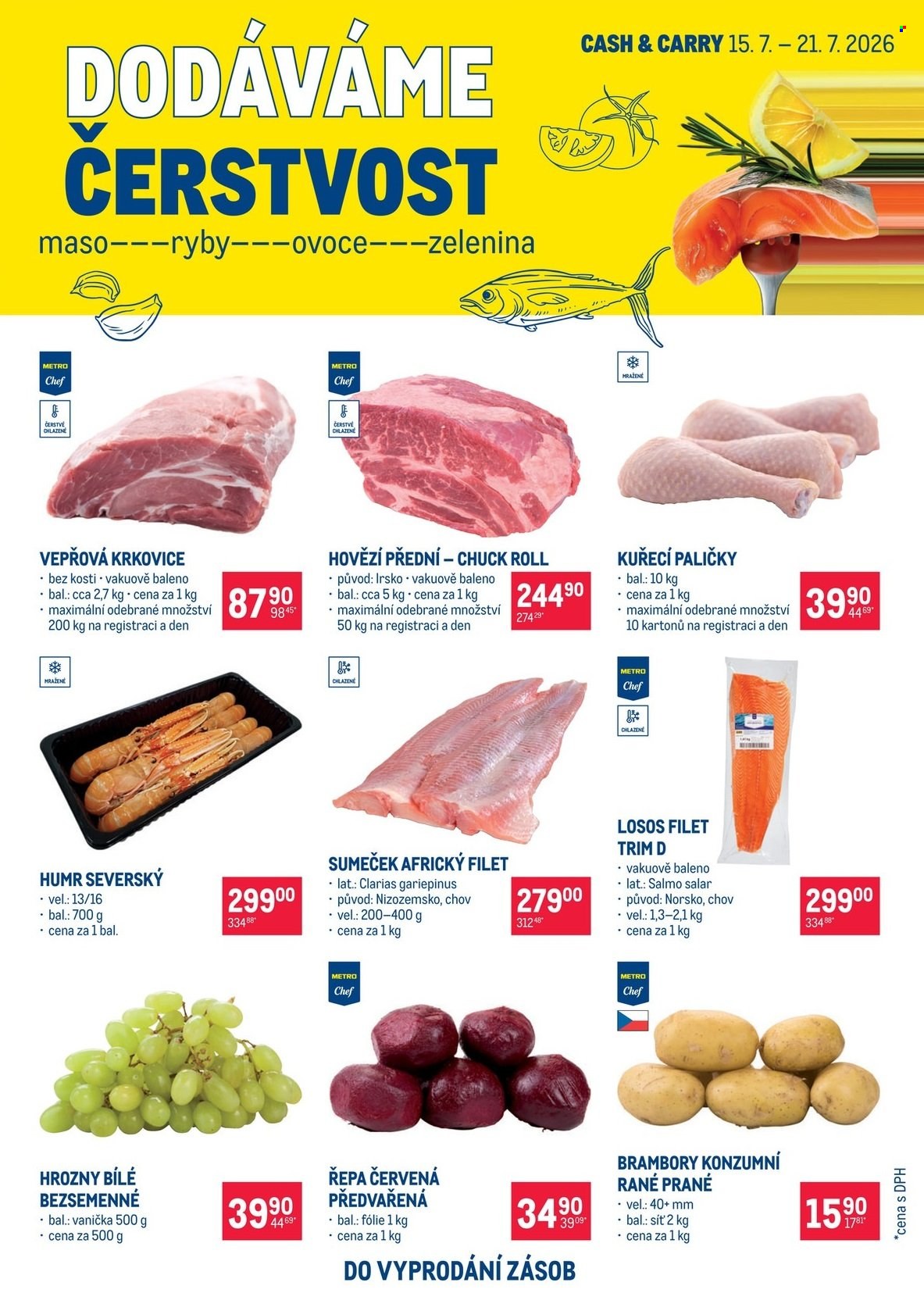 Leták MAKRO - 15.7.2026 - 21.7.2026. Strana 1