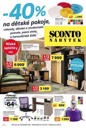 Leták SCONTO NÁBYTEK - 15.7.2026 - 4.8.2026.