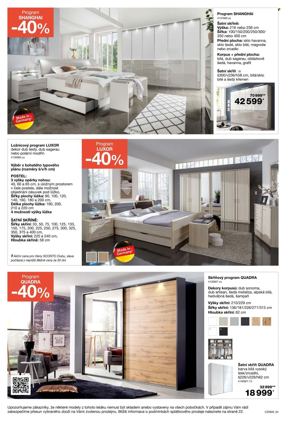 Leták SCONTO NÁBYTEK - 15.7.2026 - 4.8.2026. Strana 4