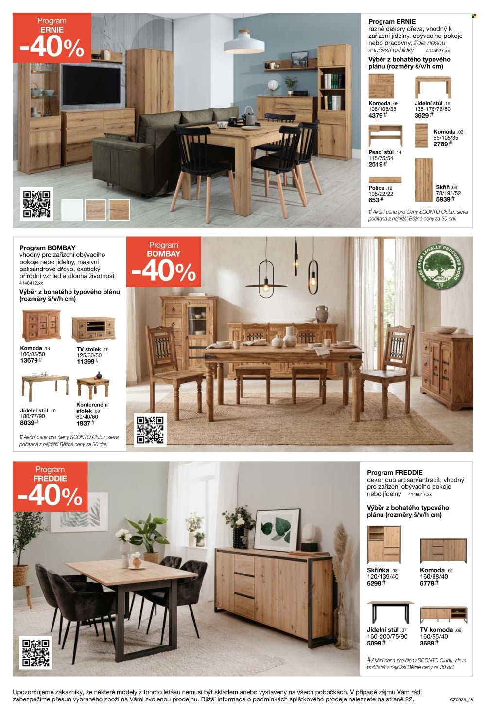 Leták SCONTO NÁBYTEK - 15.7.2026 - 4.8.2026. Strana 8