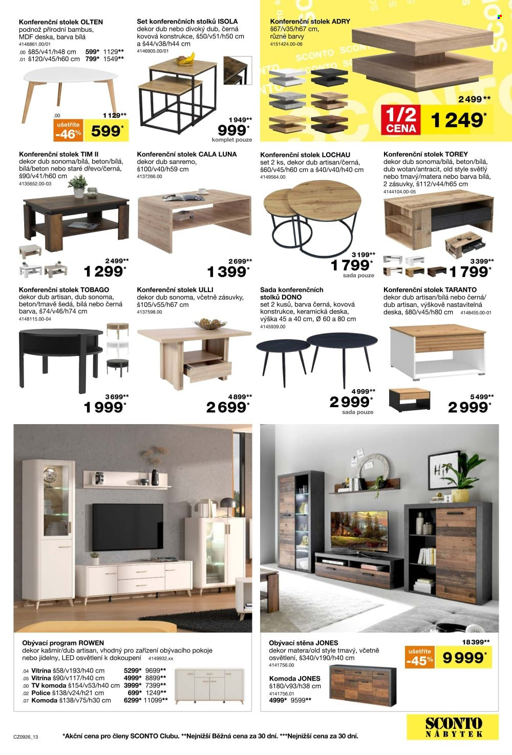 Leták SCONTO NÁBYTEK - 15.7.2026 - 4.8.2026. Strana 13