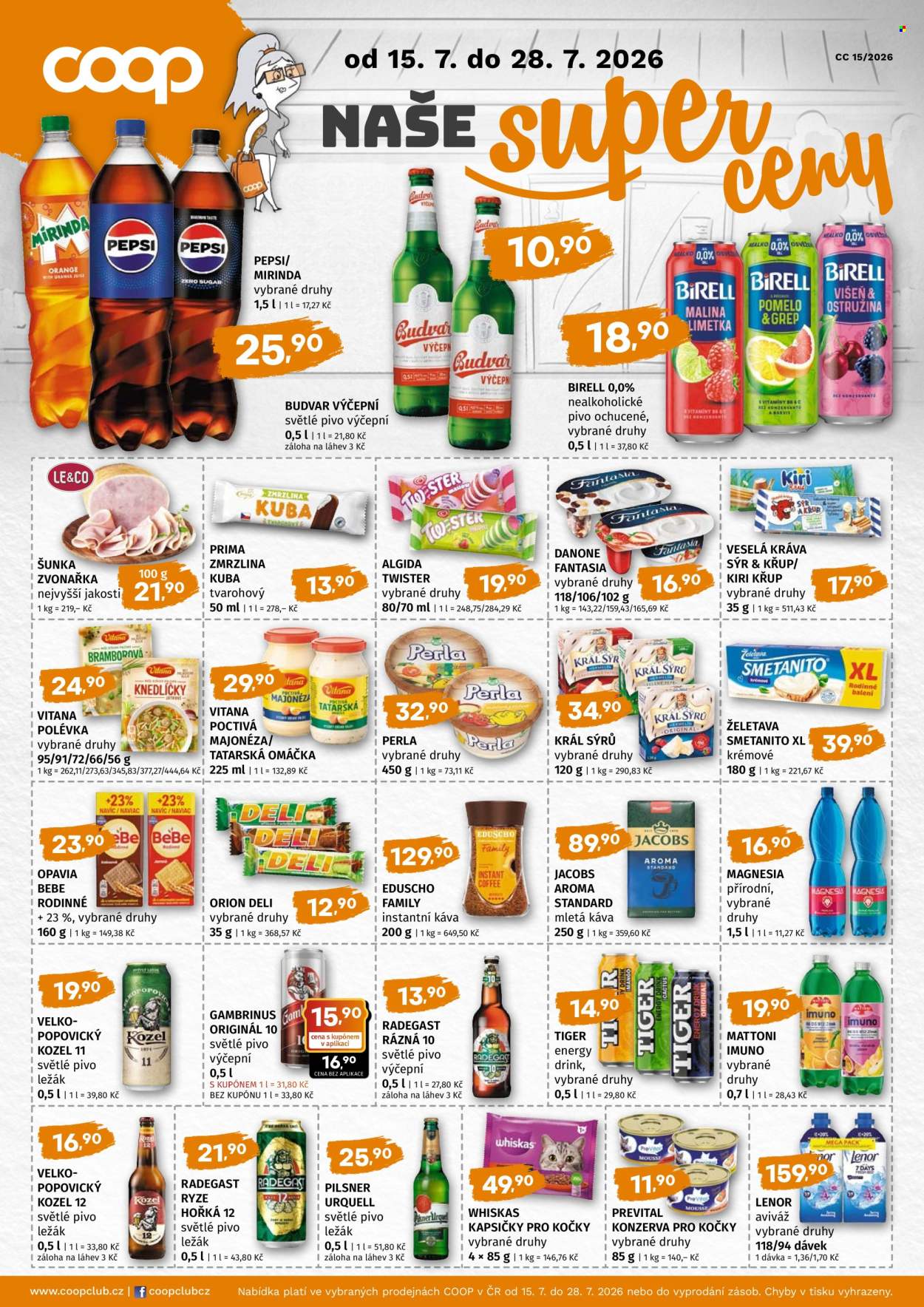 Leták coop TIP - 15.7.2026 - 28.7.2026. Strana 1
