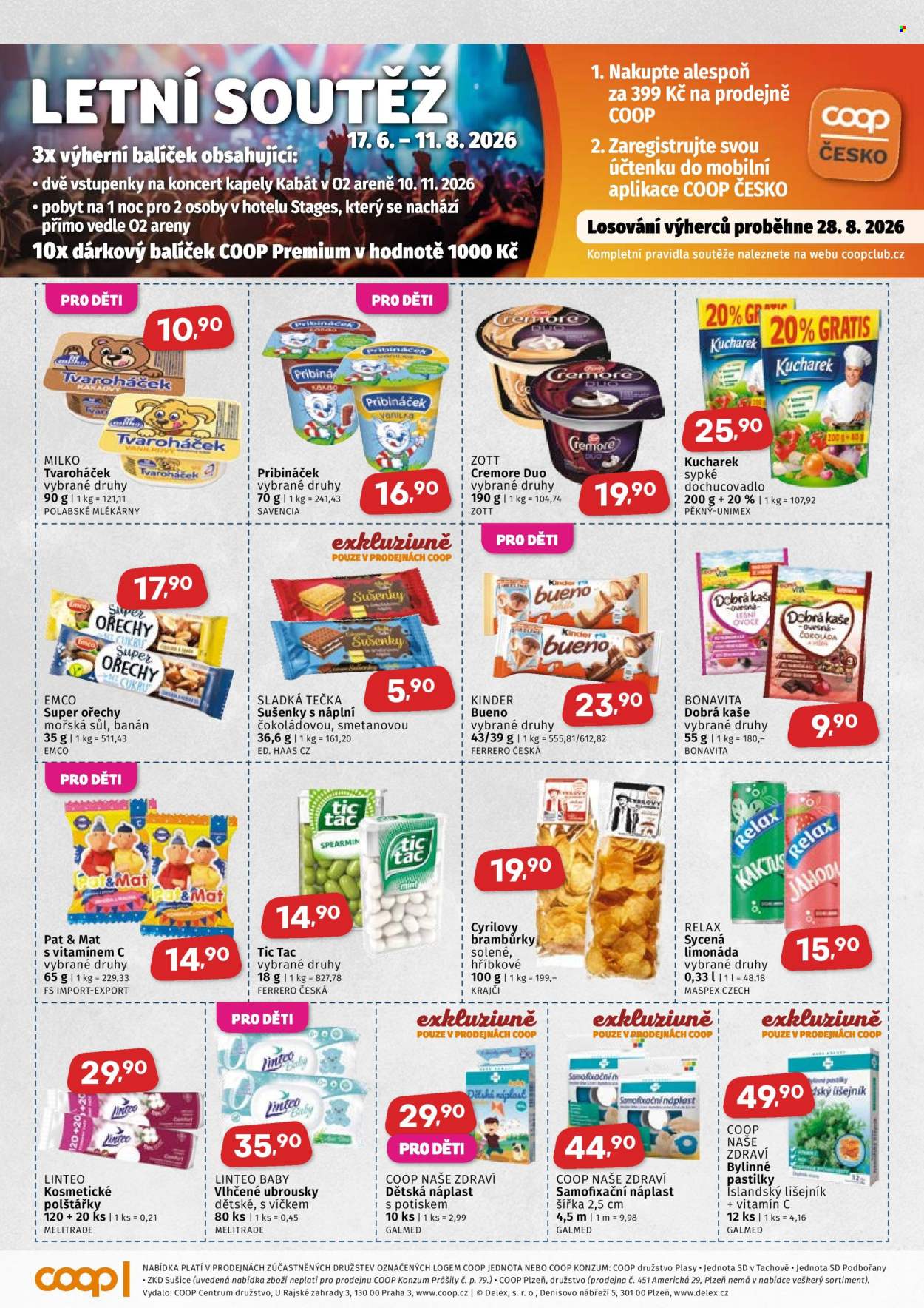 Leták coop JEDNOTA - 15.7.2026 - 28.7.2026. Strana 3