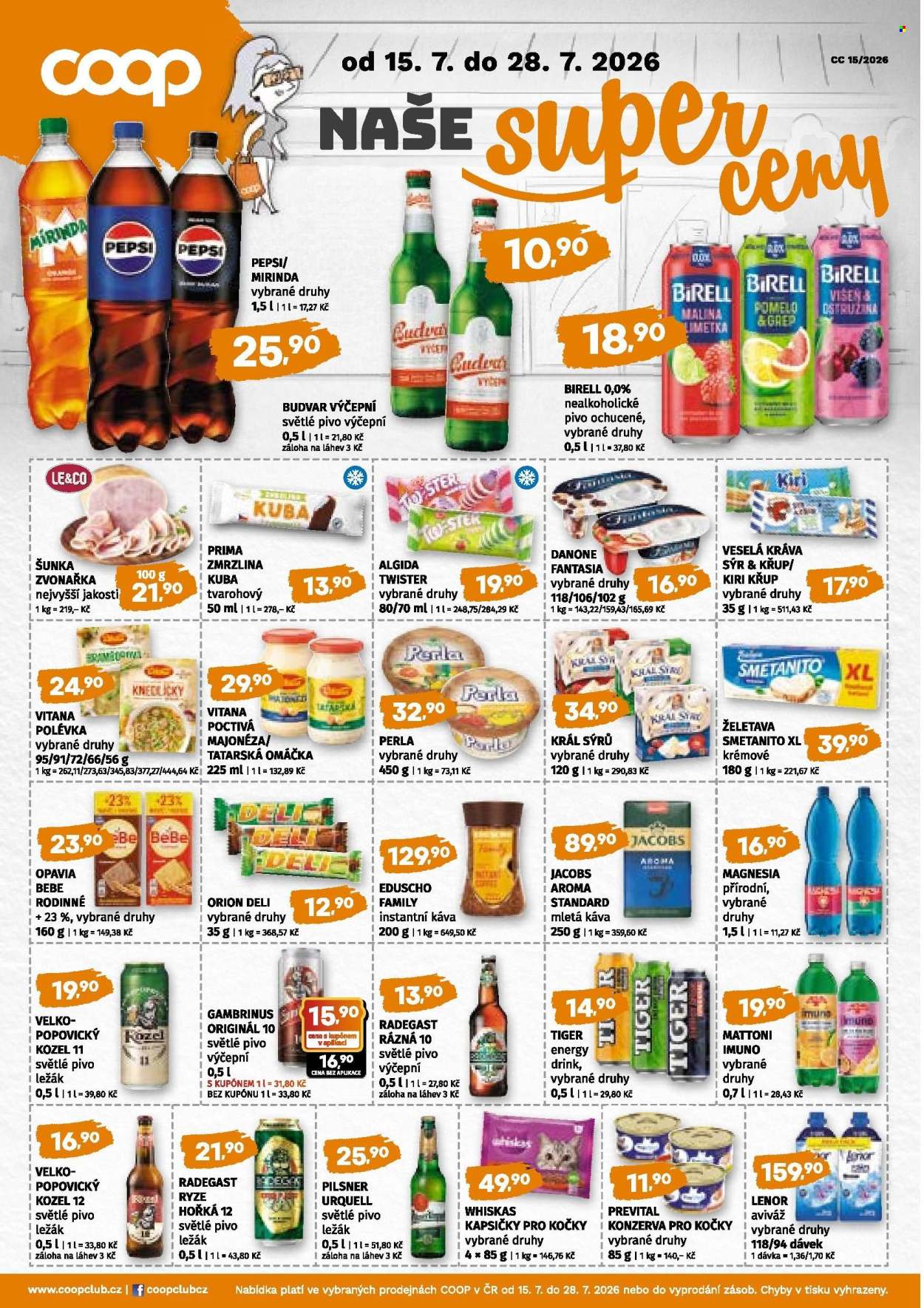 Leták coop JEDNOTA - 15.7.2026 - 28.7.2026. Strana 4